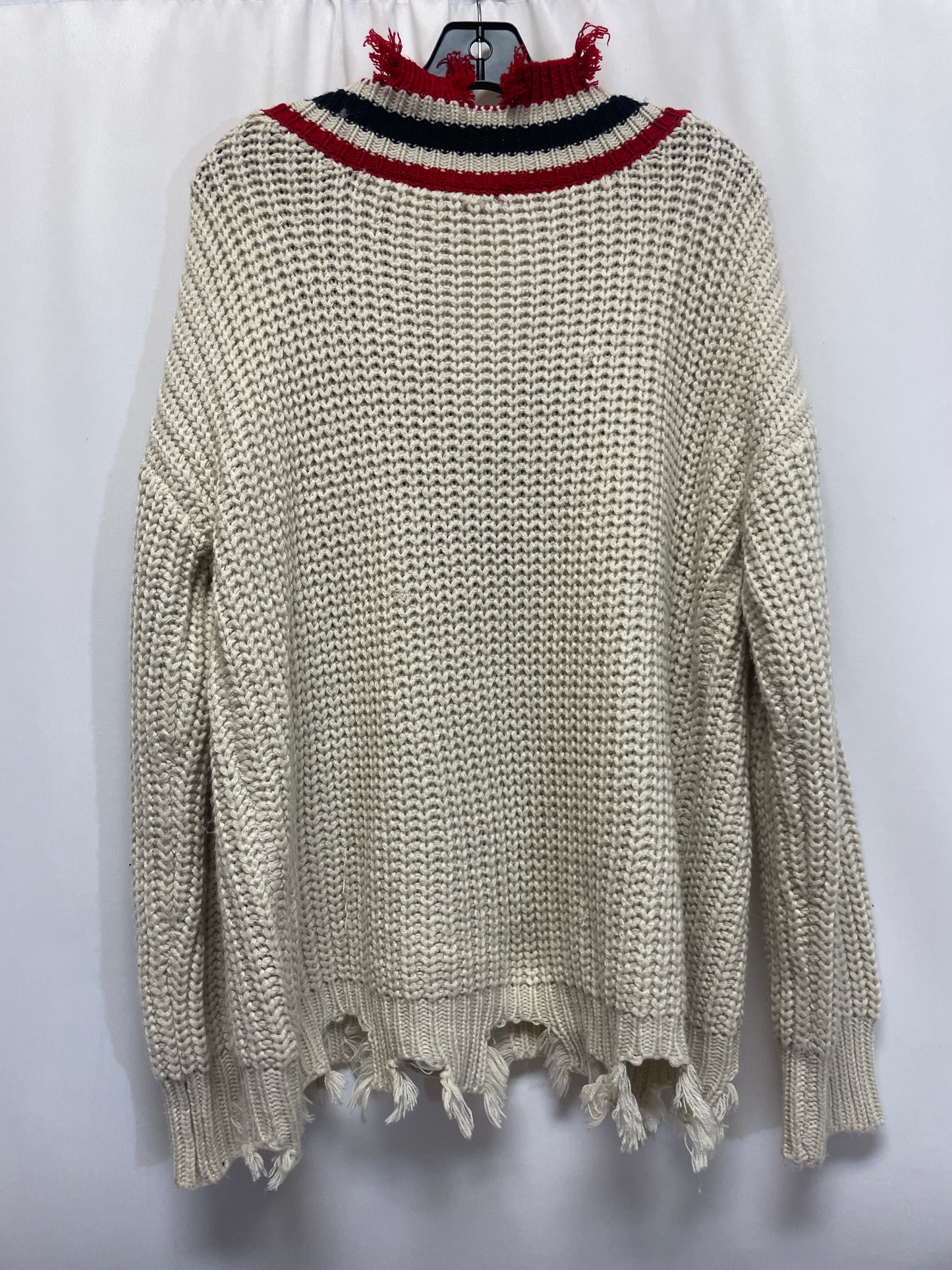 Sweater By Clothes Mentor In Tan, Size: L