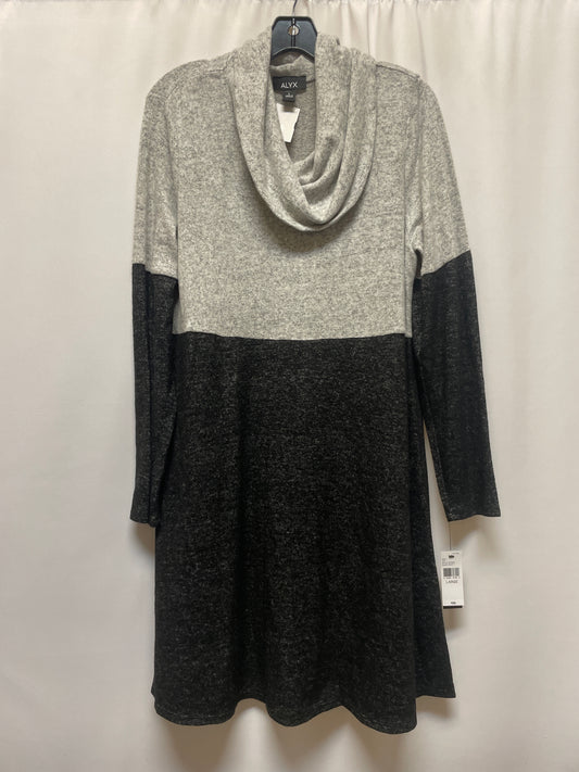 Dress Casual Midi By Alyx In Grey, Size: L