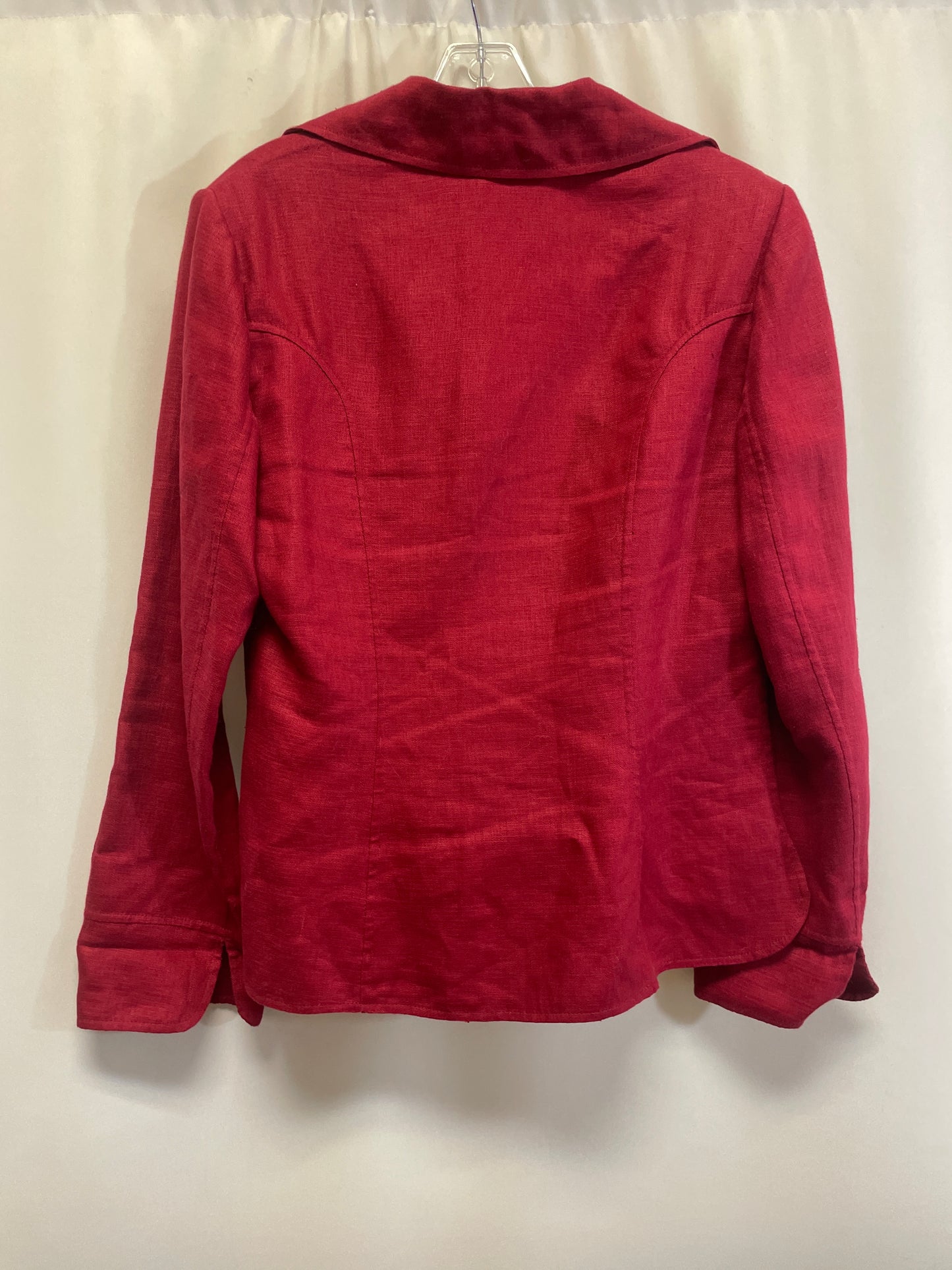 Blazer By Linda Allard In Red, Size: M