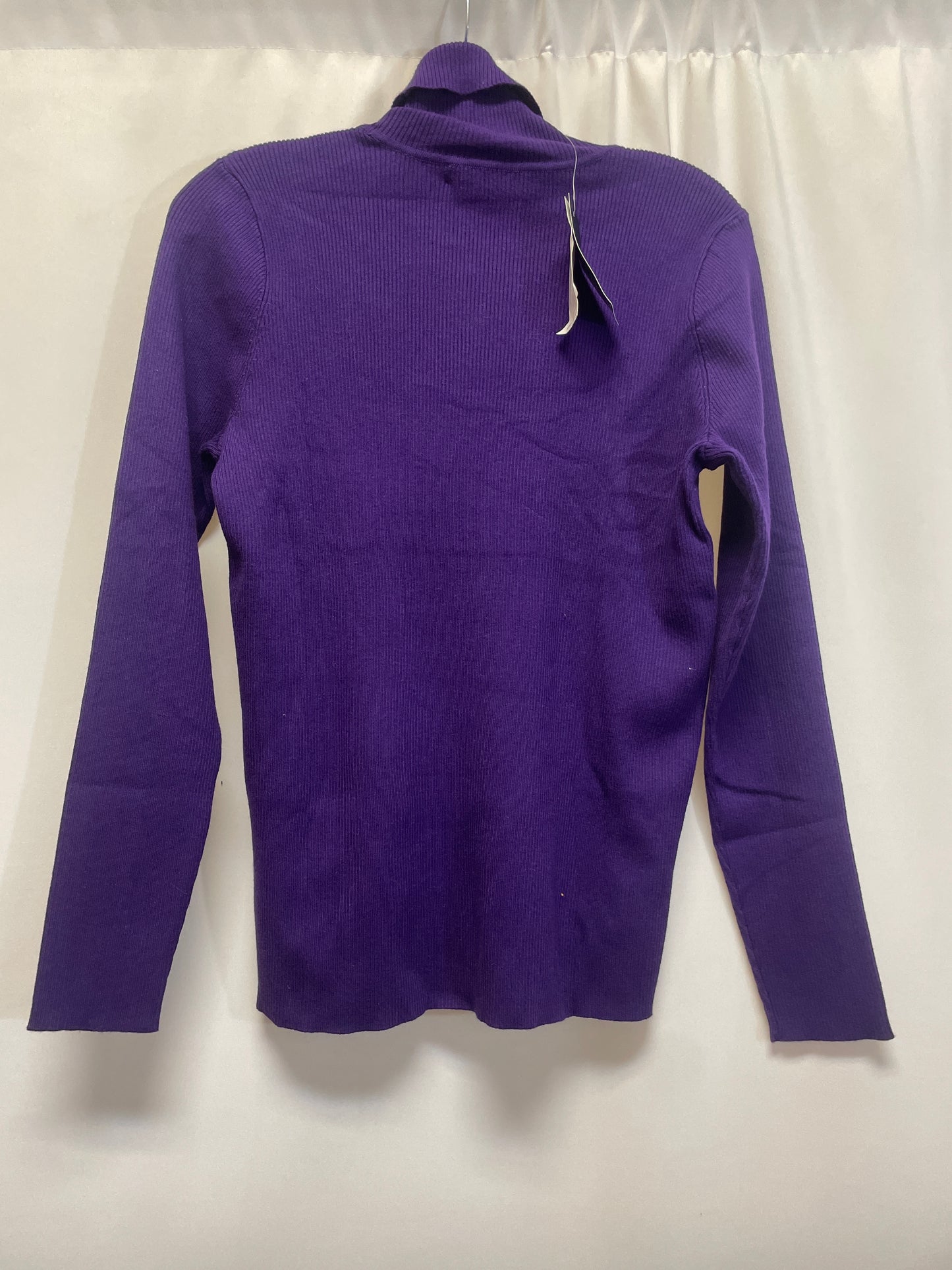 Top Long Sleeve By Ralph Lauren In Purple, Size: Xl