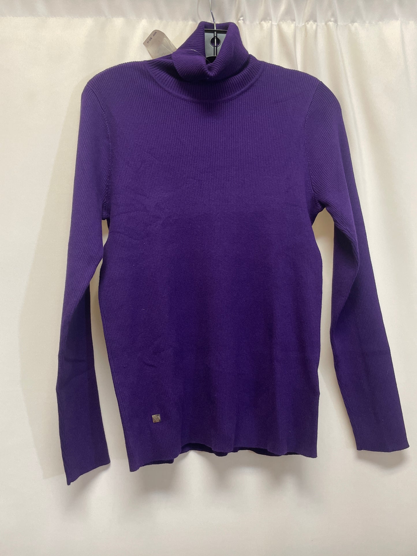 Top Long Sleeve By Ralph Lauren In Purple, Size: Xl