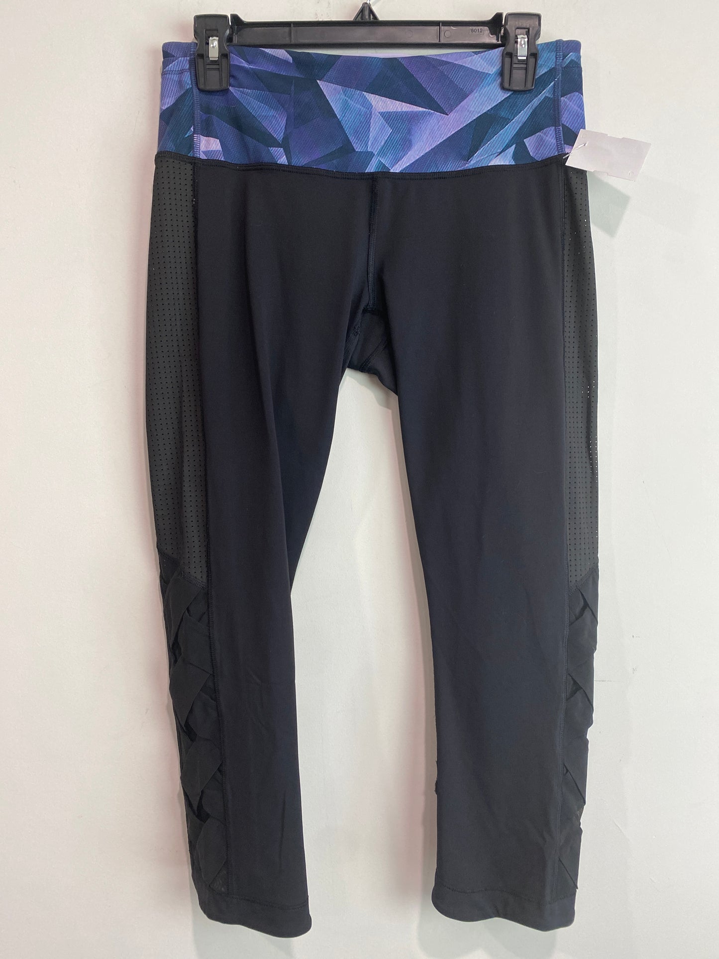 Athletic Capris By Lululemon In Purple, Size: 8