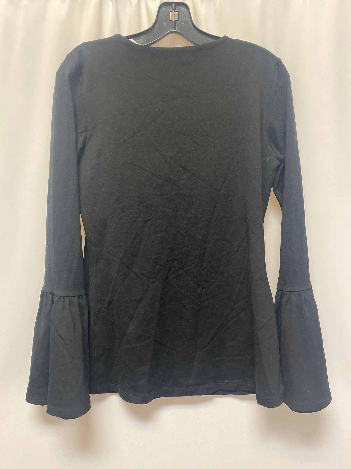 Top Long Sleeve By Clothes Mentor In Black, Size: L