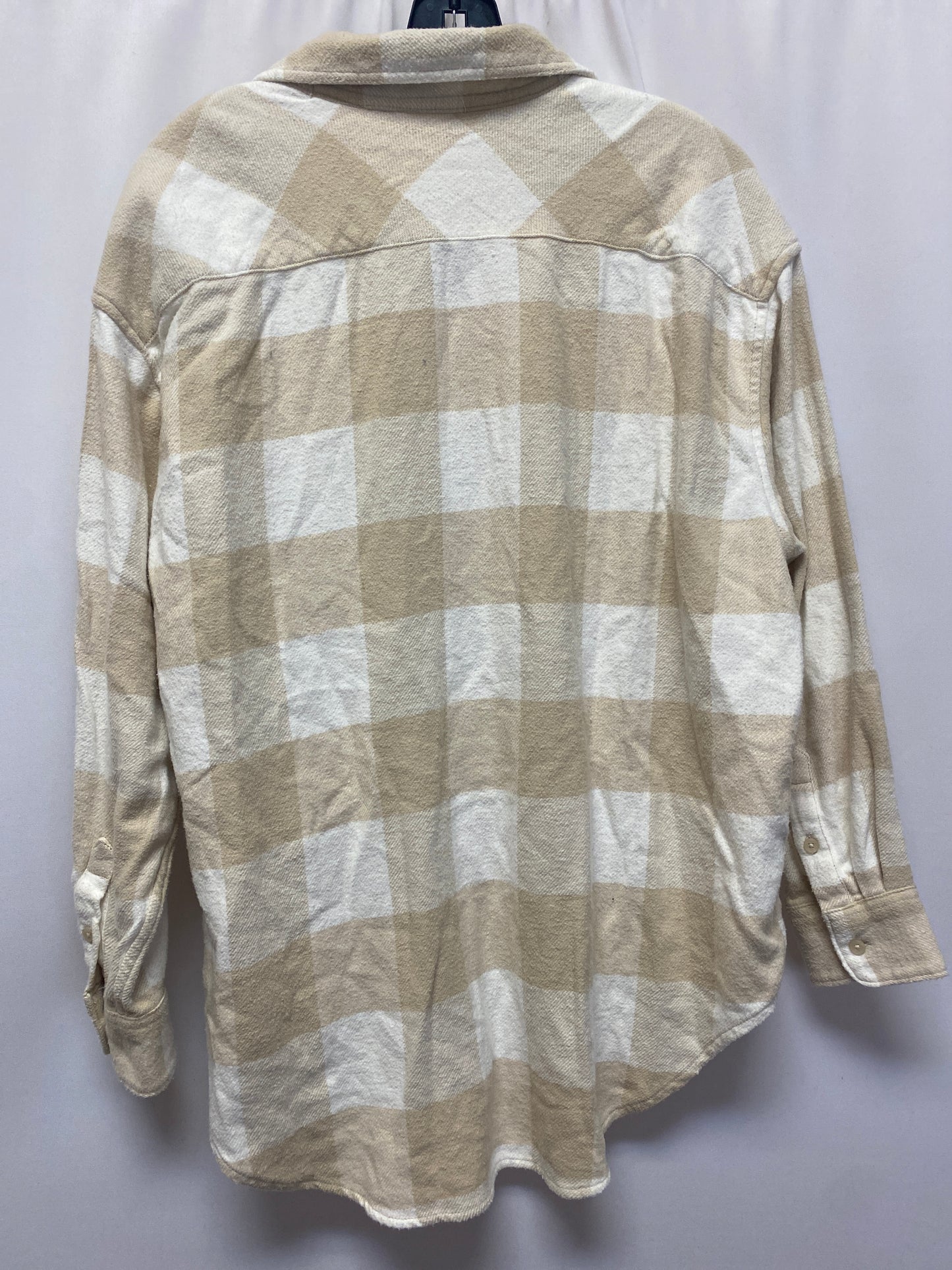 Top Long Sleeve By Aerie In Tan, Size: Xs