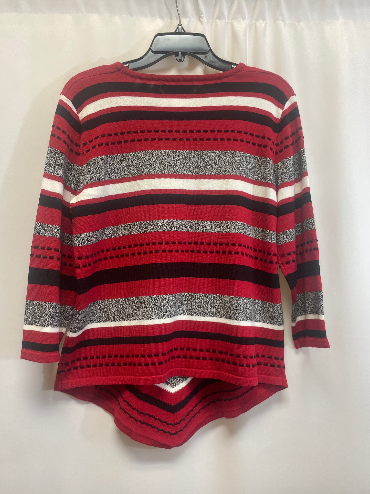 Sweater By Alfred Dunner In Red, Size: S