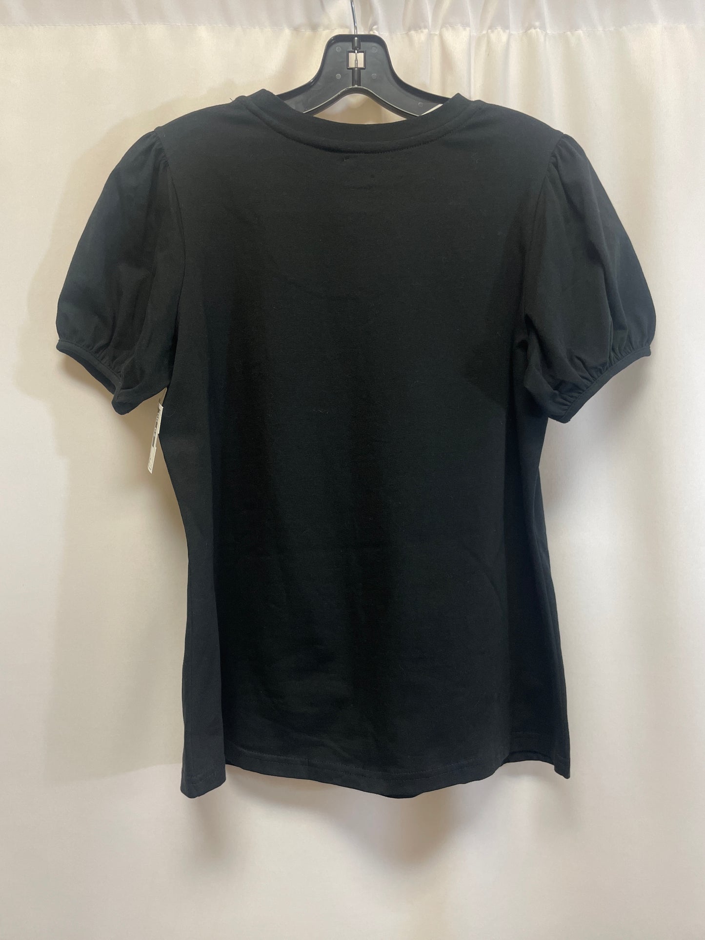 Top Short Sleeve By Clothes Mentor In Black, Size: S