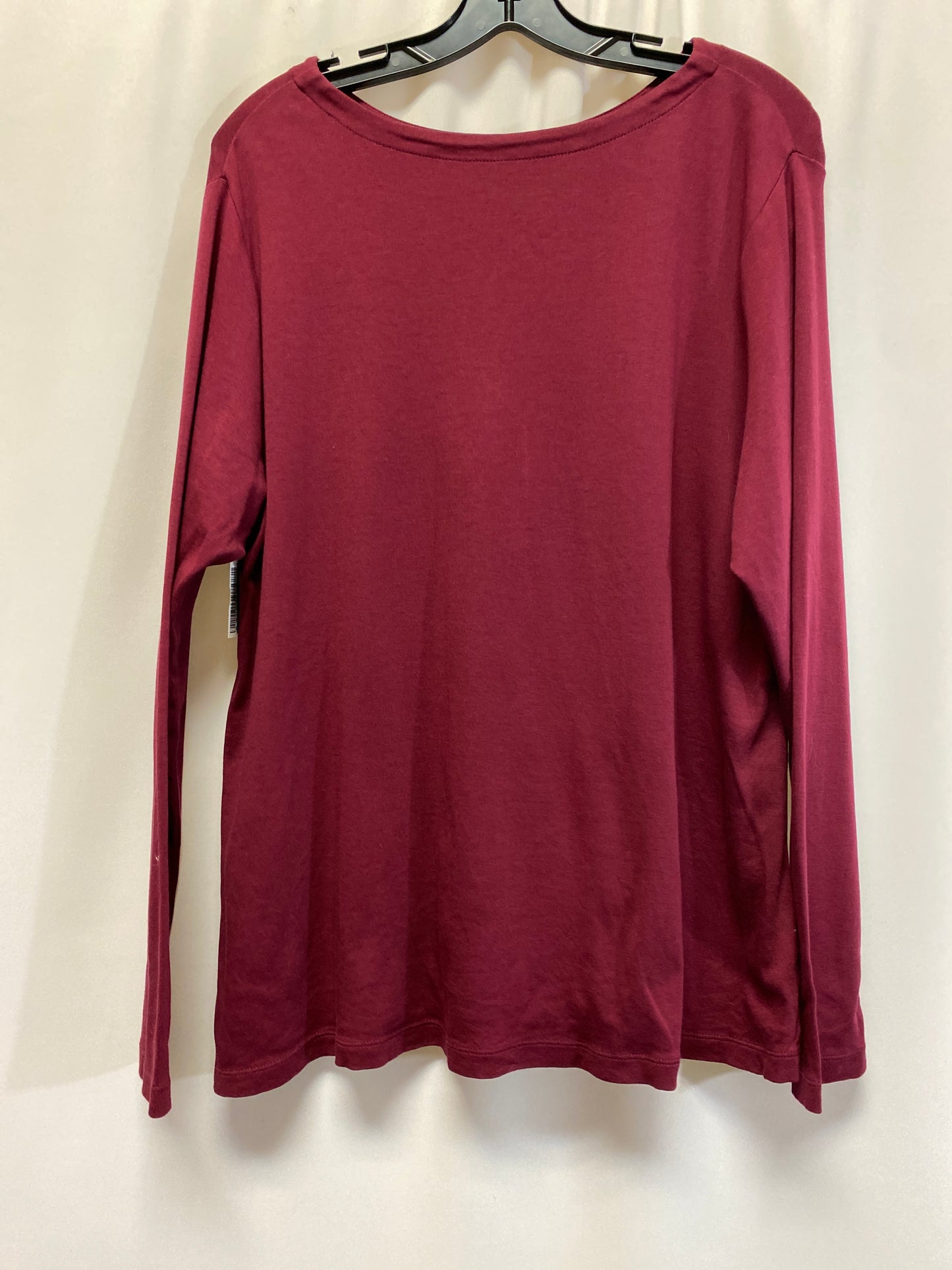 Top Long Sleeve By J. Jill In Mauve, Size: Xl