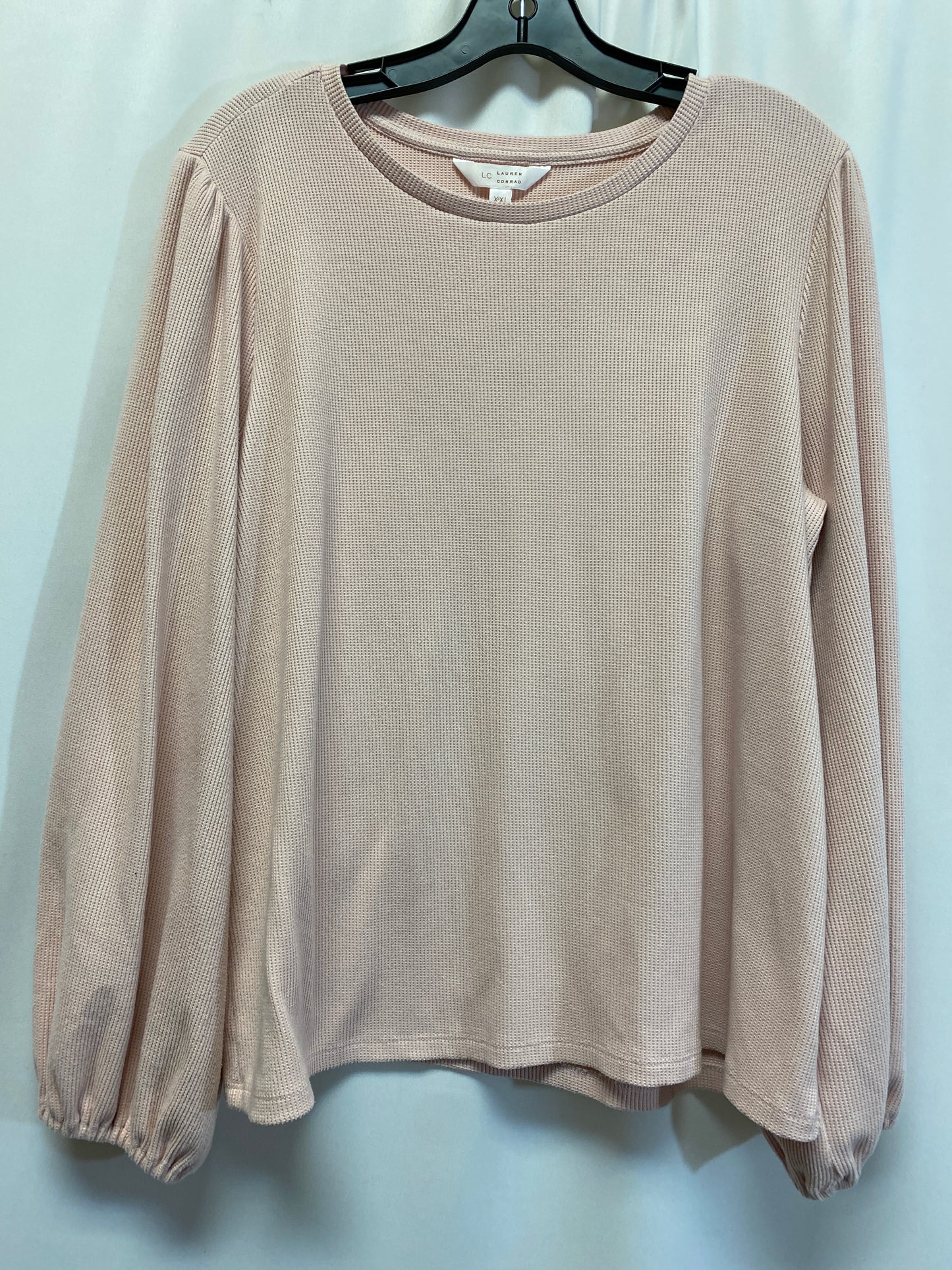 Top Long Sleeve By Lc Lauren Conrad In Pink, Size: Xxl