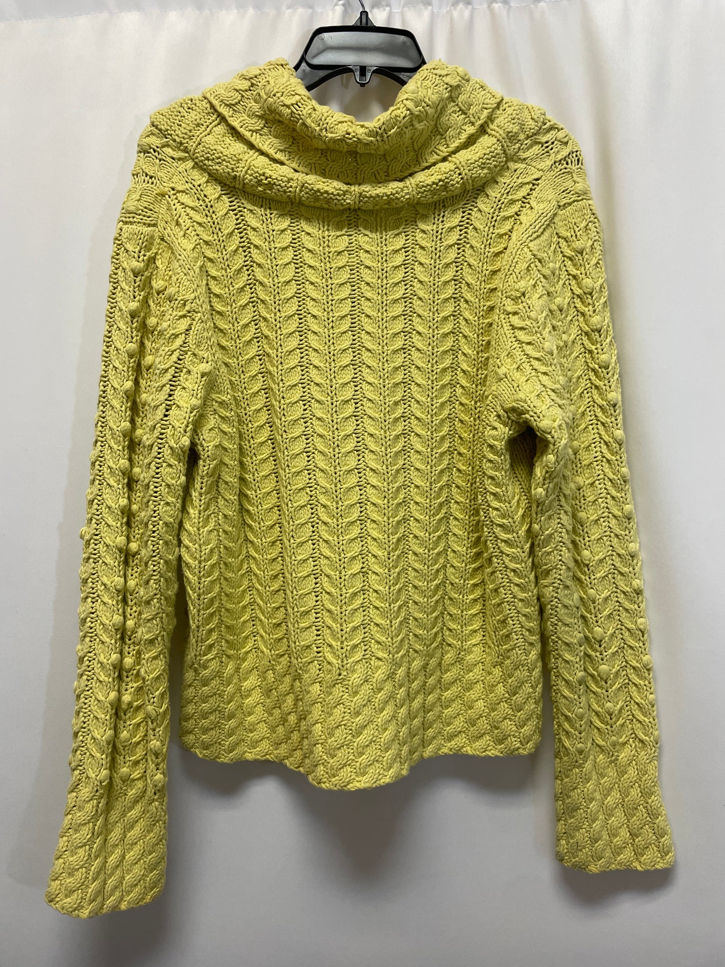 Sweater By Dkny In Yellow, Size: Xl