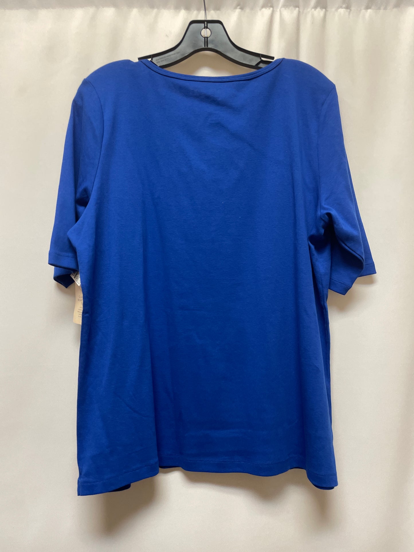 Top Short Sleeve By St Johns Bay In Blue, Size: Xl