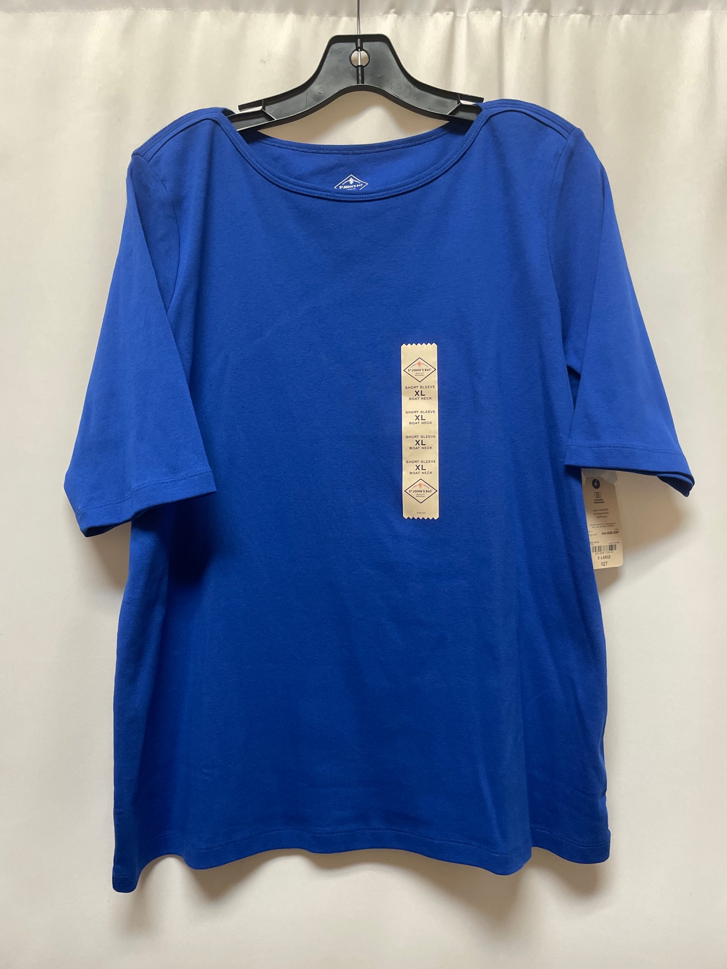 Top Short Sleeve By St Johns Bay In Blue, Size: Xl