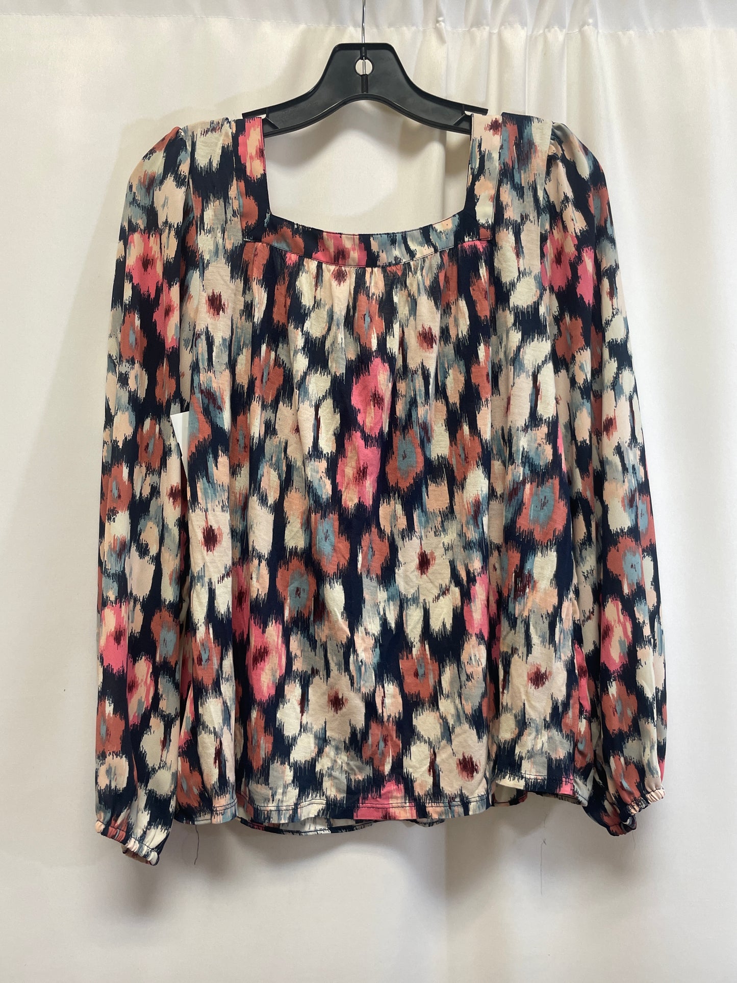 Top Long Sleeve By Loft In Navy, Size: S