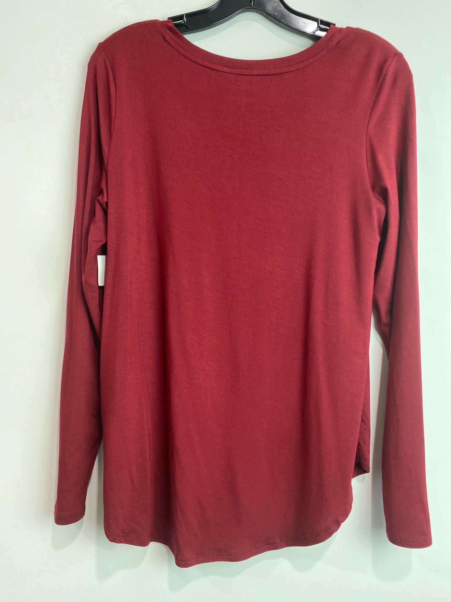 Top Long Sleeve By Tahari By Arthur Levine In Red, Size: S