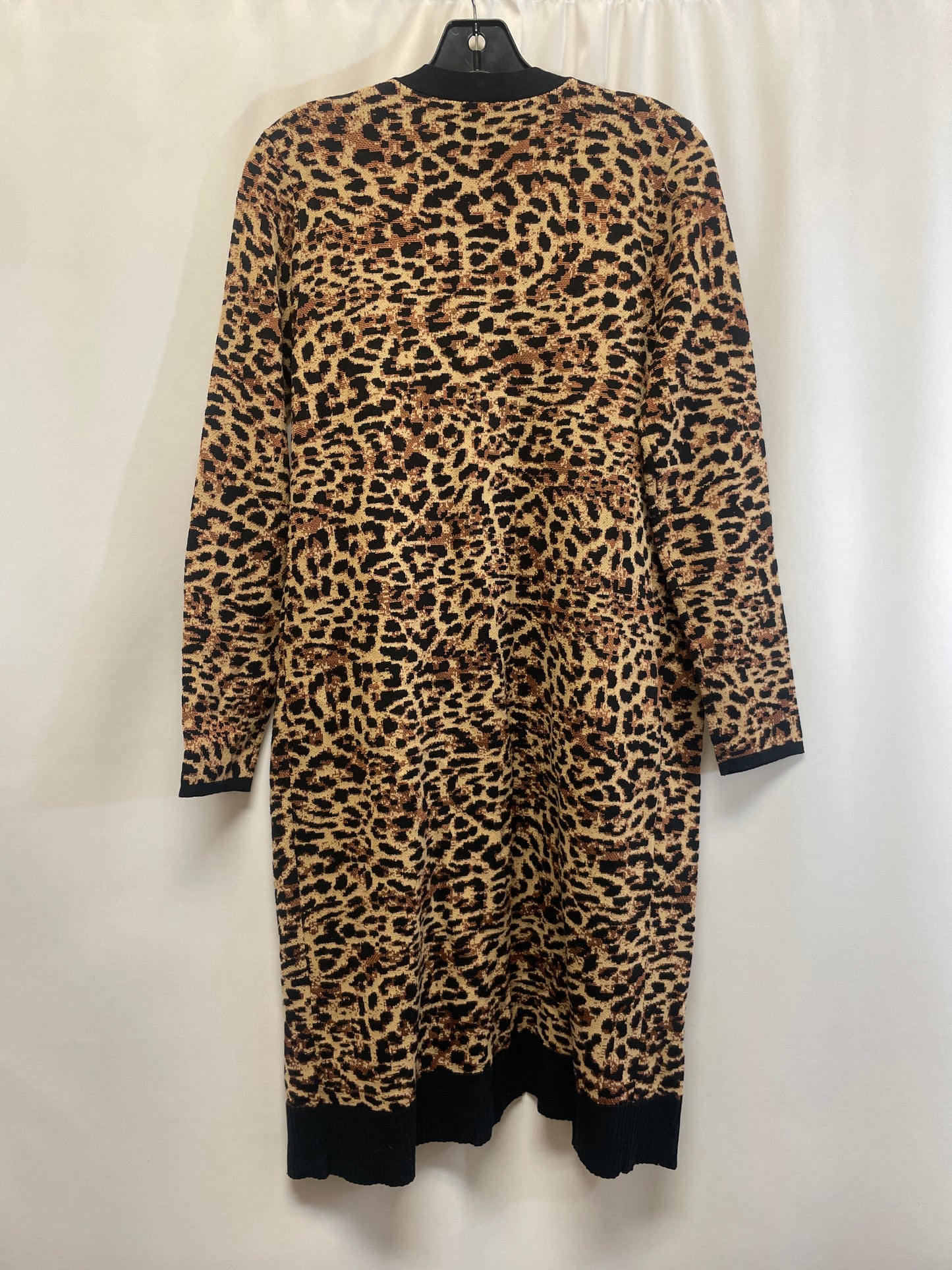 Cardigan By Chicos In Animal Print, Size: S