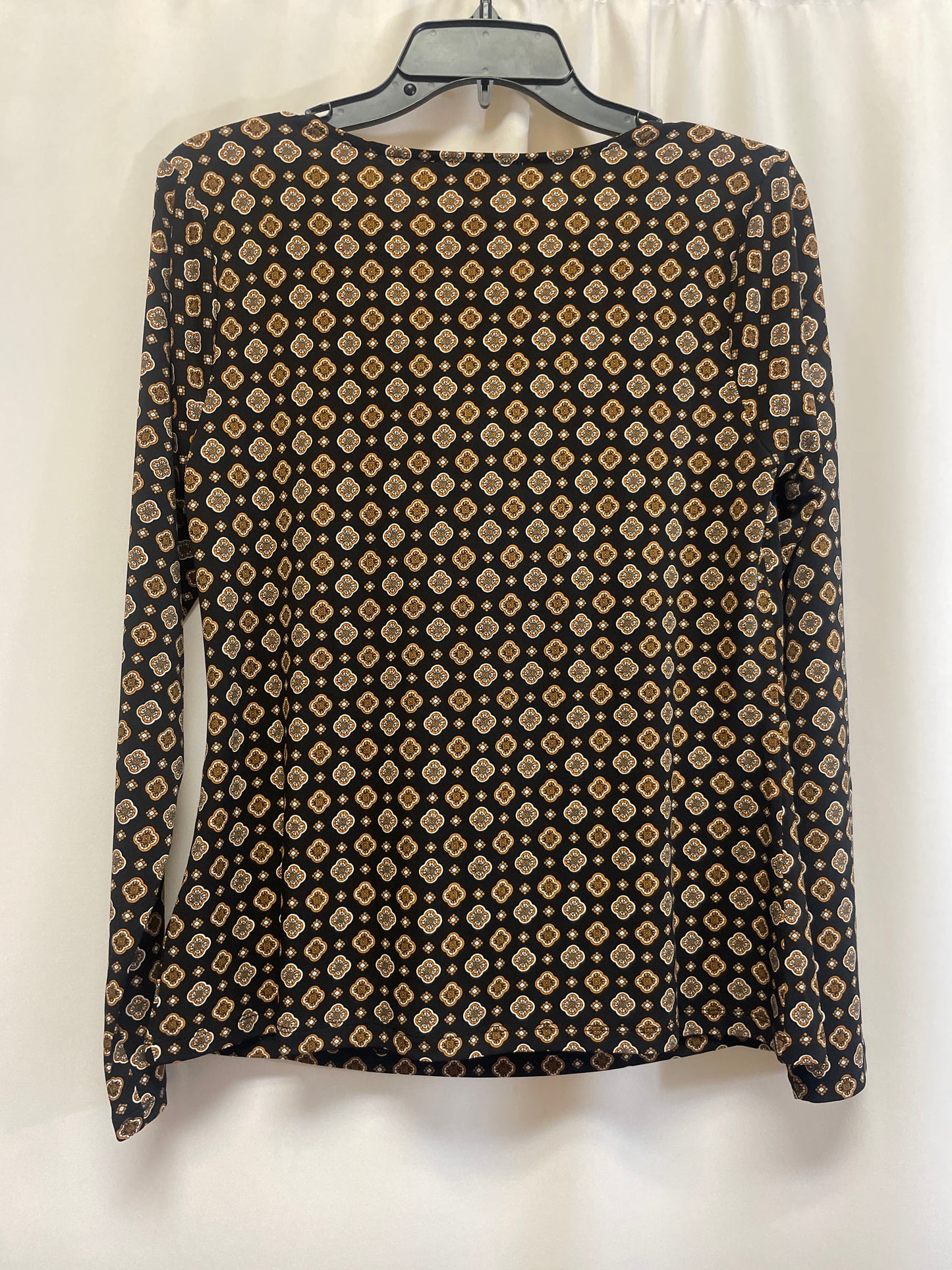 Top Long Sleeve By Michael Kors In Black, Size: S