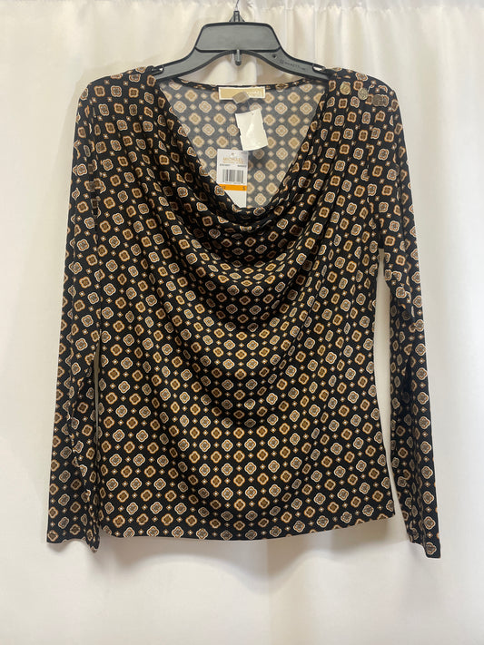 Top Long Sleeve By Michael Kors In Black, Size: S