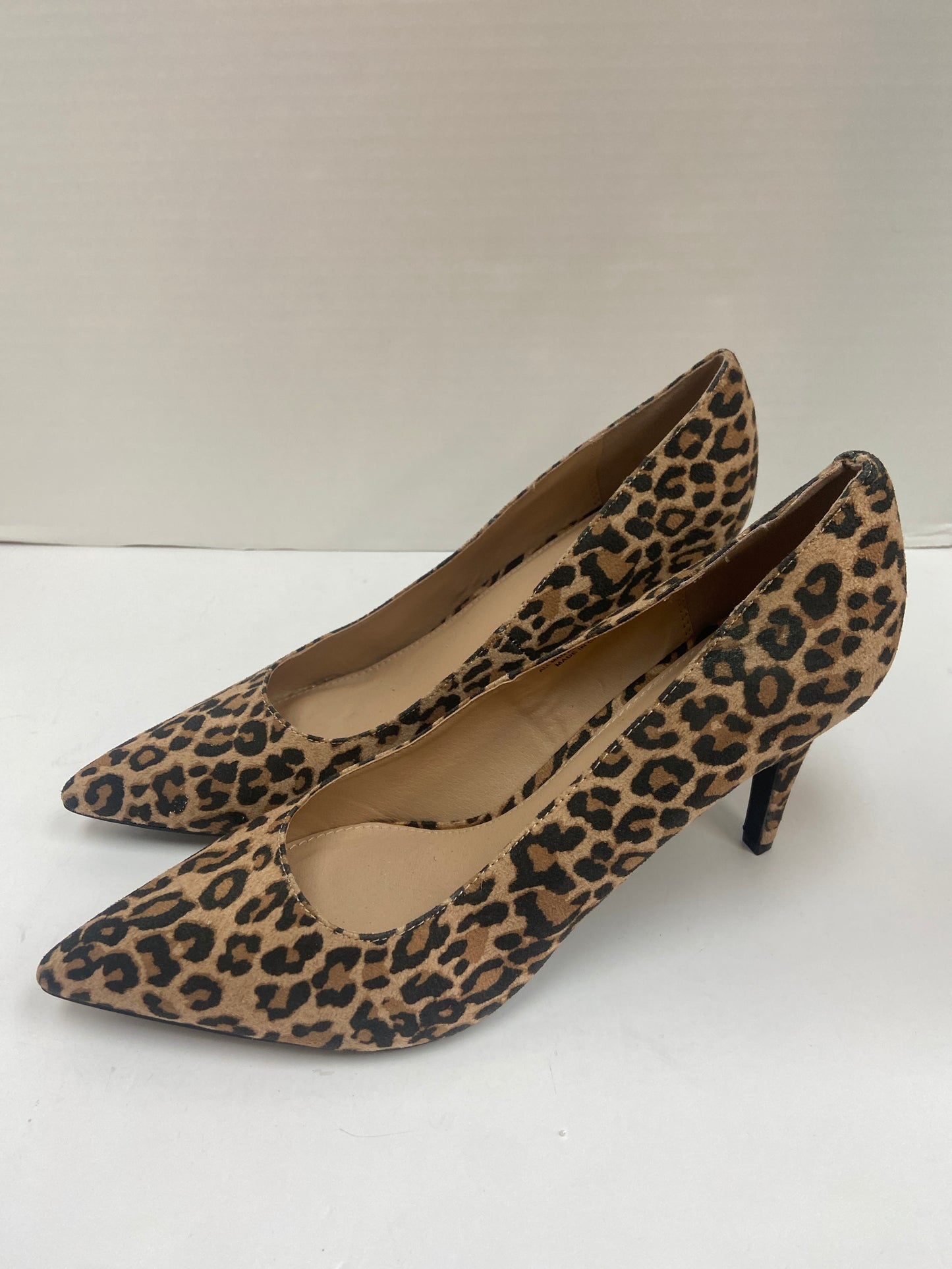 Shoes Heels Stiletto By Cato In Animal Print, Size: 12