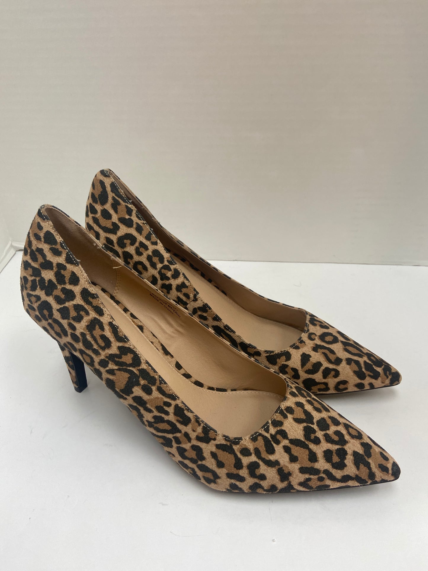 Shoes Heels Stiletto By Cato In Animal Print, Size: 12