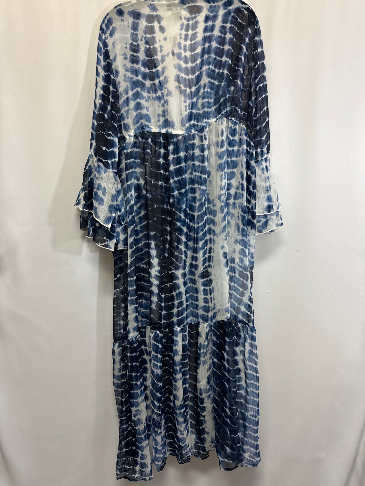 Swimwear Cover-up By Clothes Mentor In Blue, Size: 3x