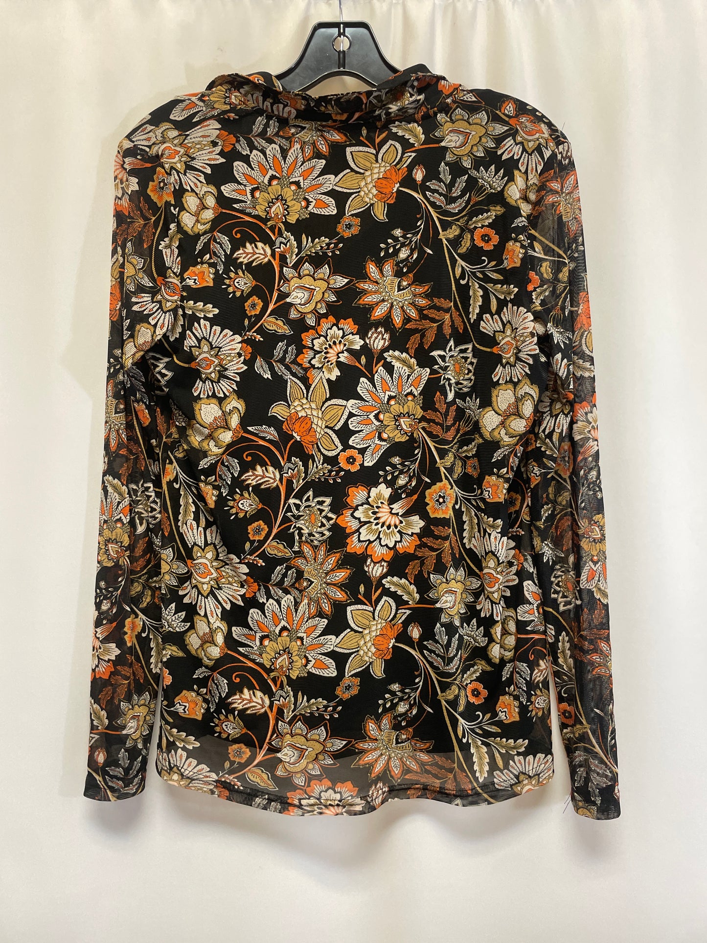 Top Long Sleeve By Jane And Delancey In Orange, Size: S