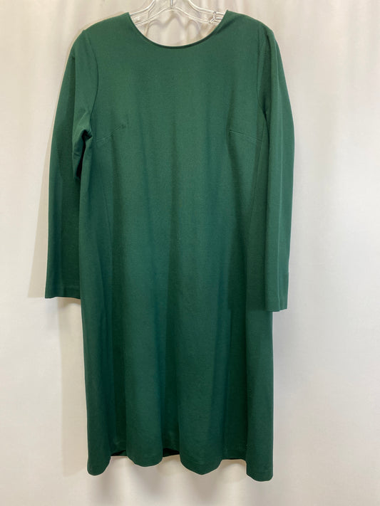 Dress Casual Midi By Talbots In Green, Size: L