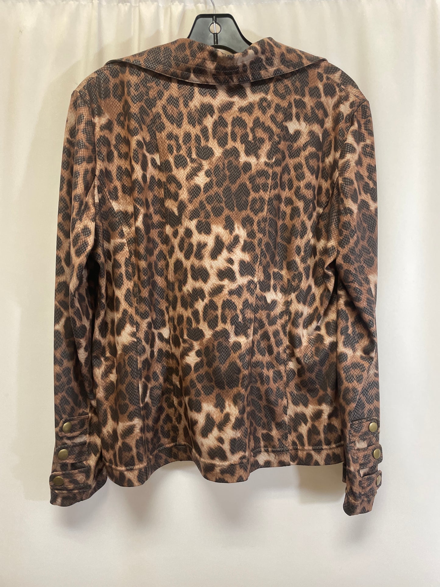 Jacket Other By Clothes Mentor In Animal Print, Size: L