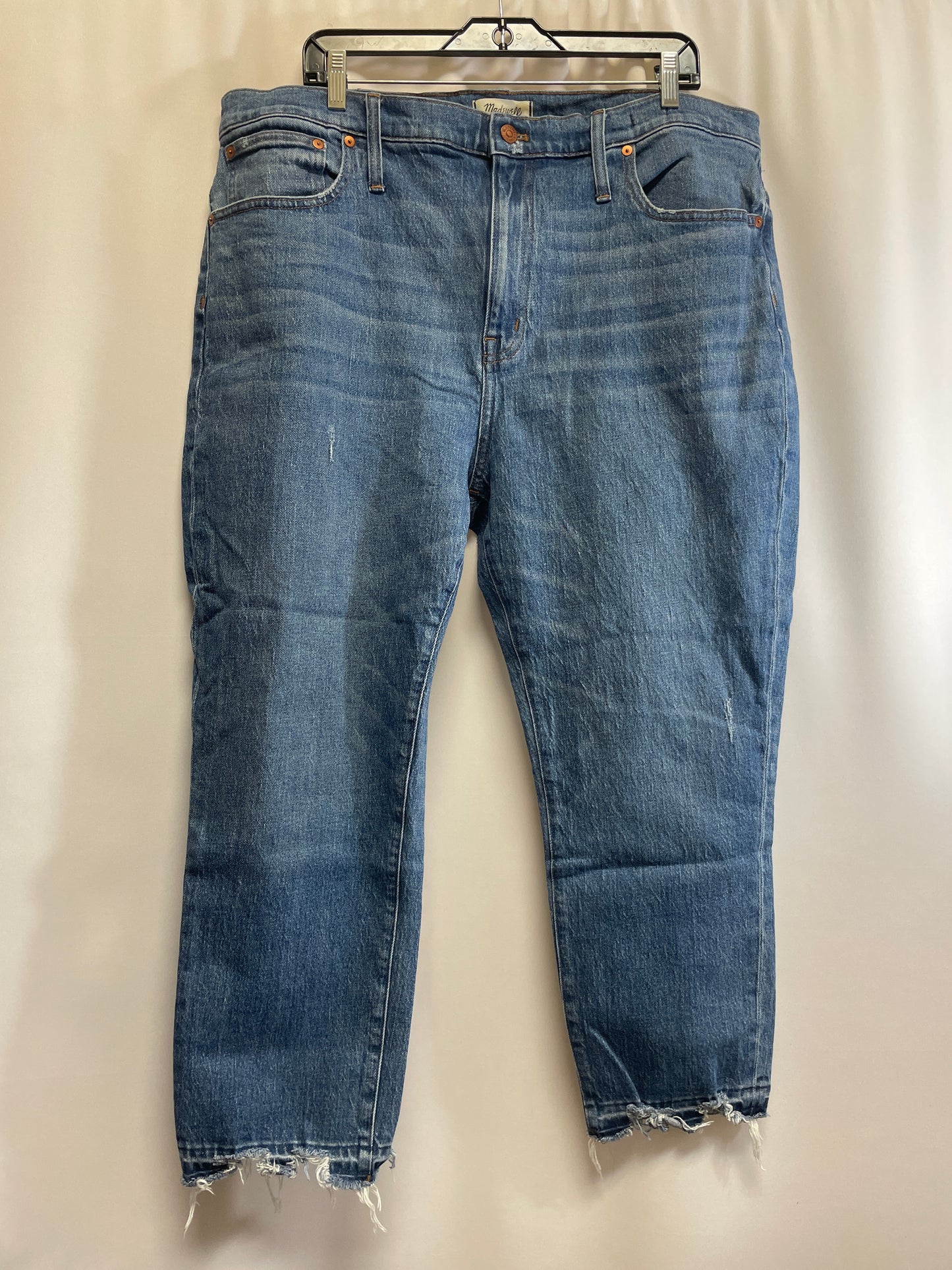 Jeans Boyfriend By Madewell In Blue Denim, Size: 18