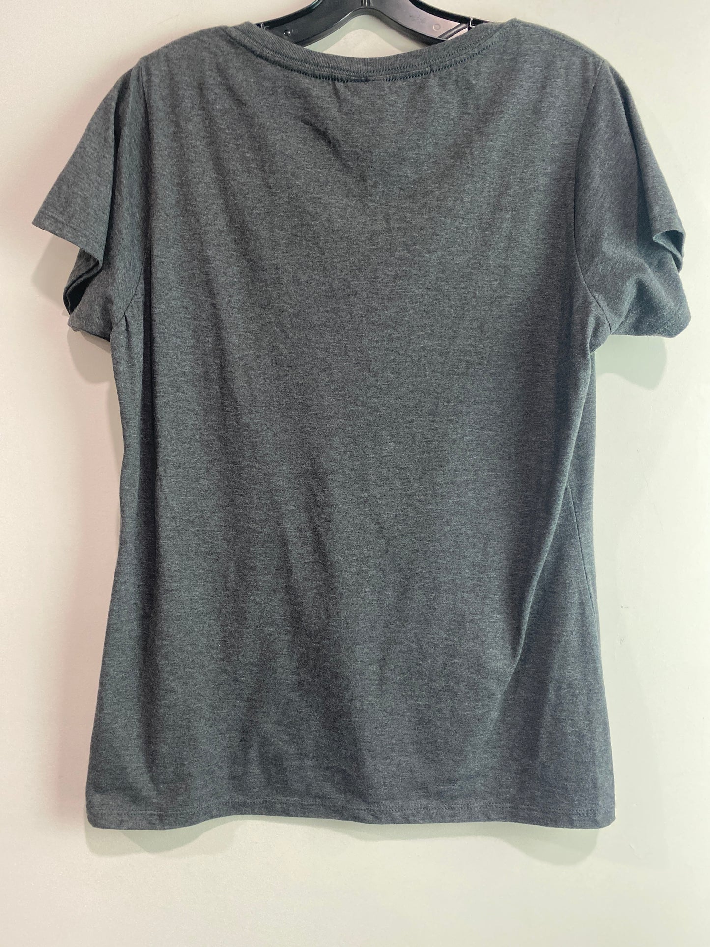 Top Short Sleeve By Clothes Mentor In Grey, Size: L