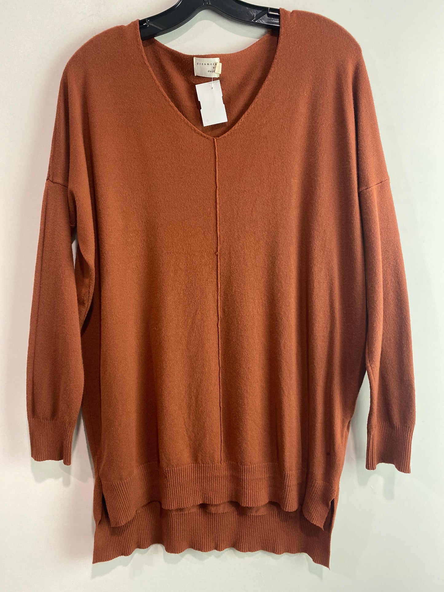 Top Long Sleeve By Clothes Mentor In Brown, Size: M