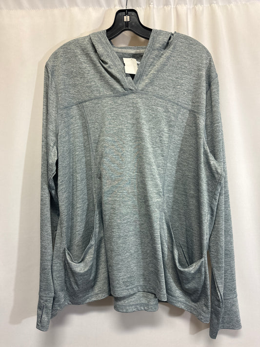 Top Long Sleeve By Reel Legends In Grey, Size: Xxl