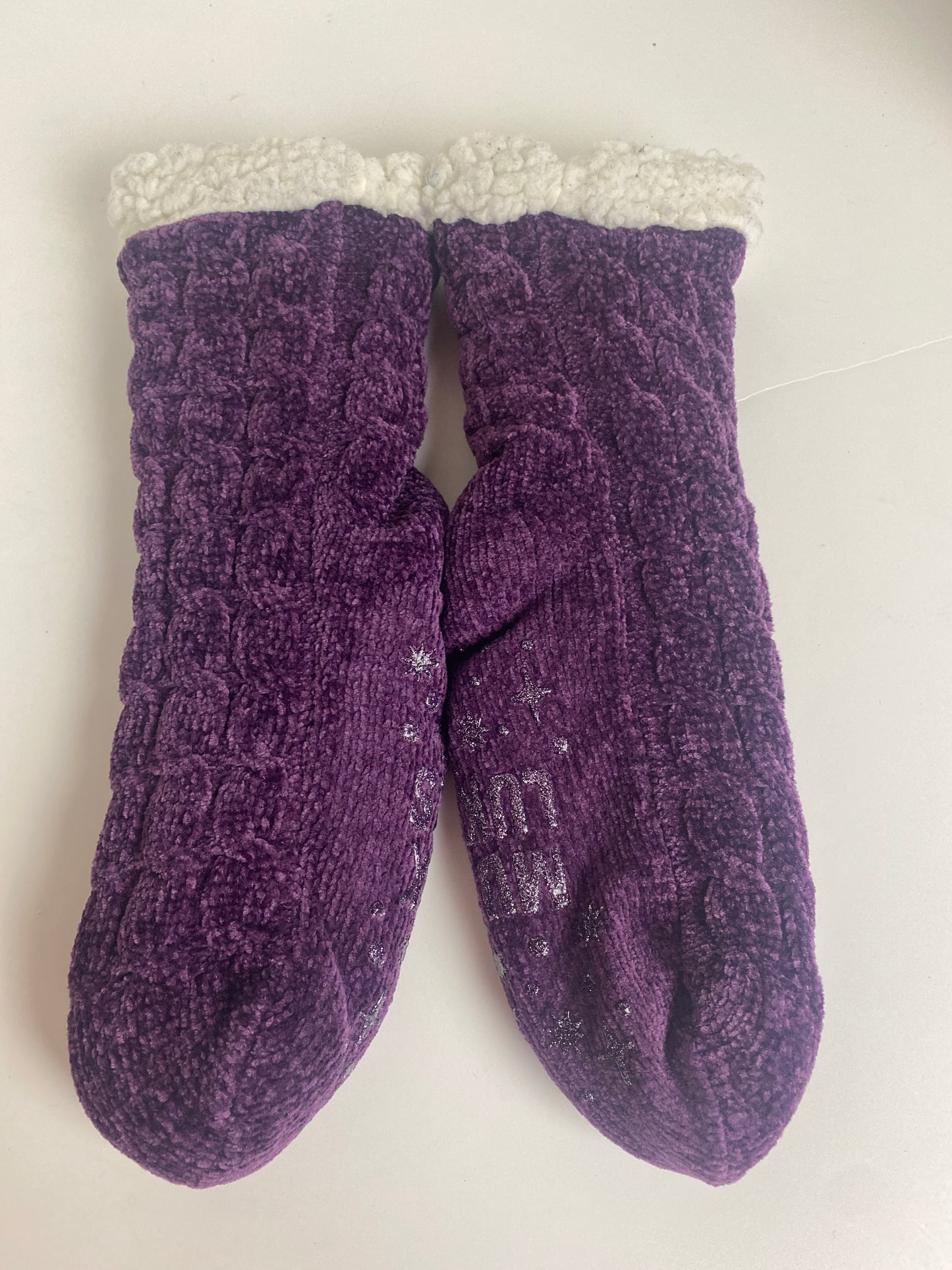 Socks By Clothes Mentor In Purple, Size: 9