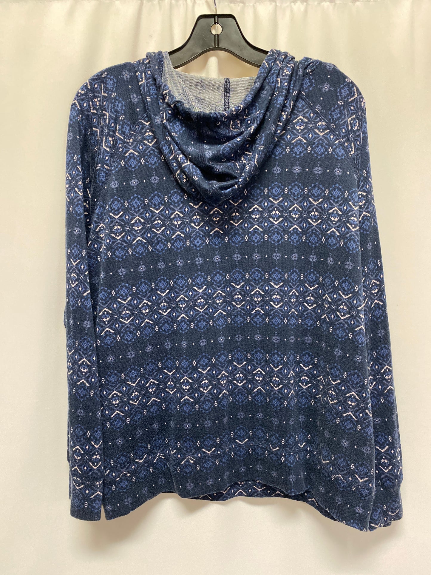 Top Long Sleeve By Eddie Bauer In Navy, Size: L