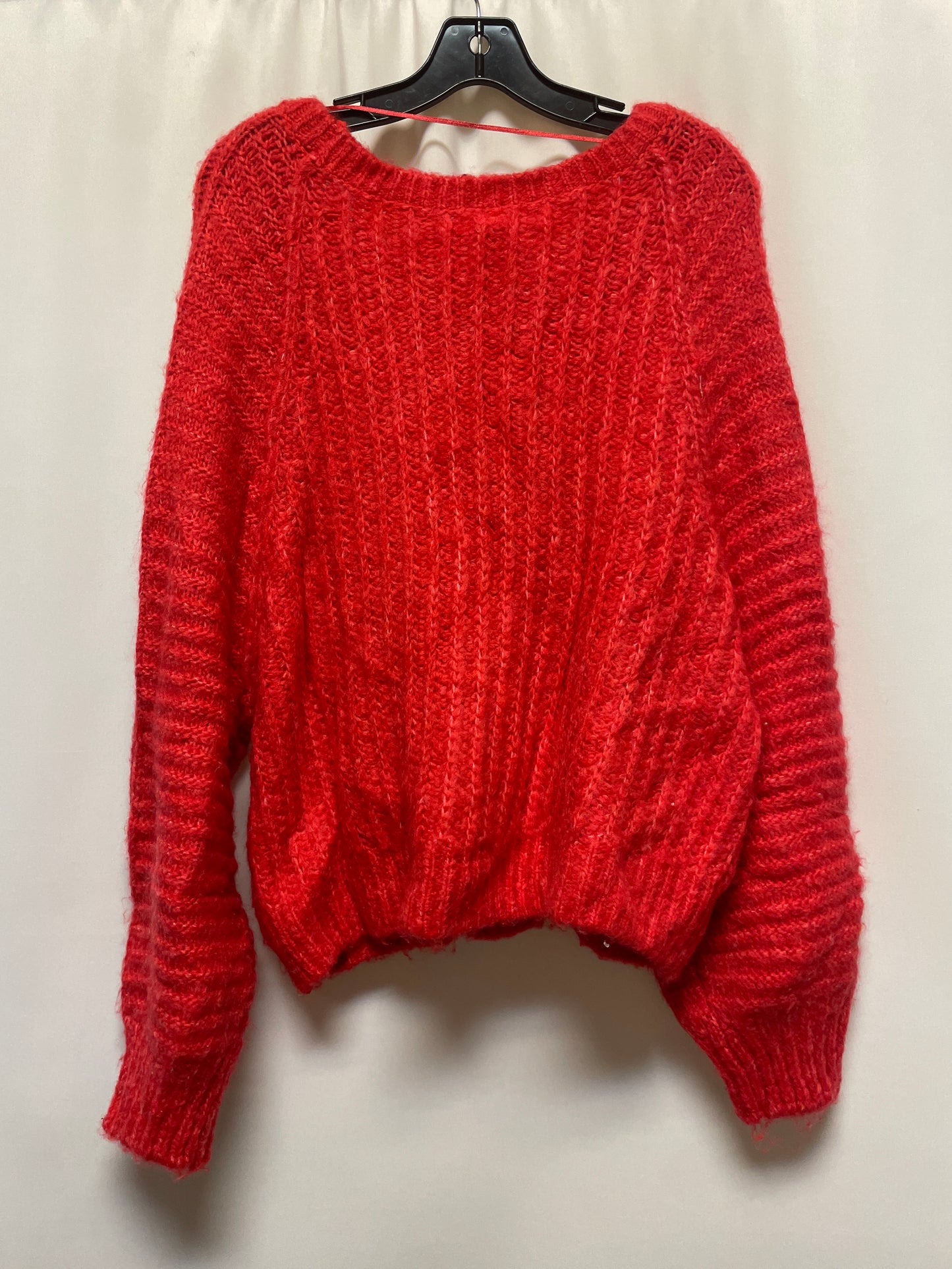 Sweater By Free People In Red, Size: M