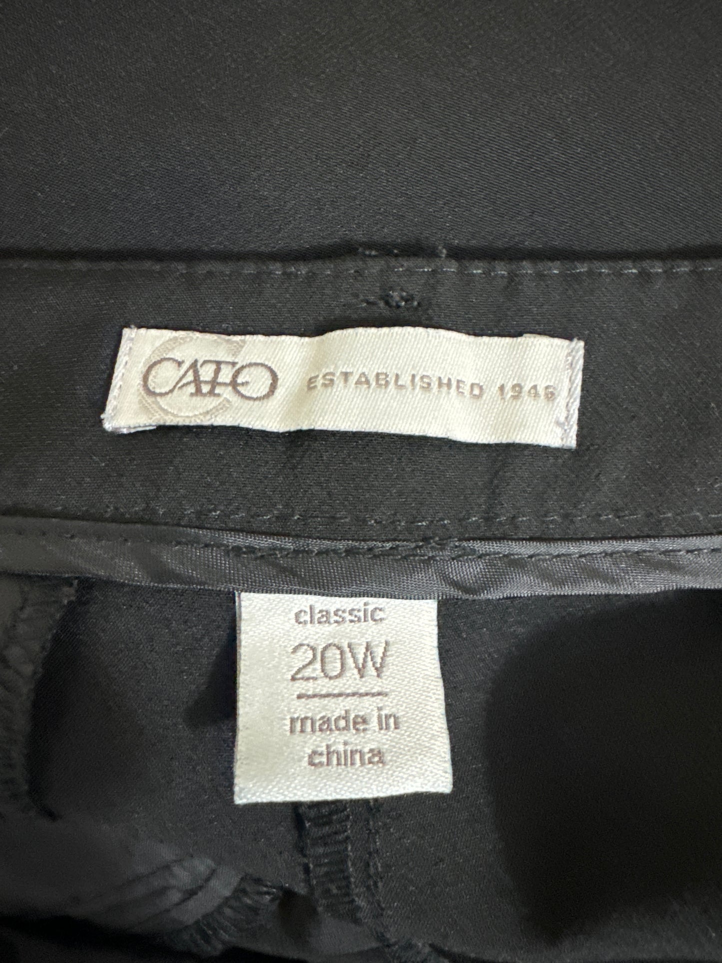 Pants Dress By Cato In Black, Size: 20