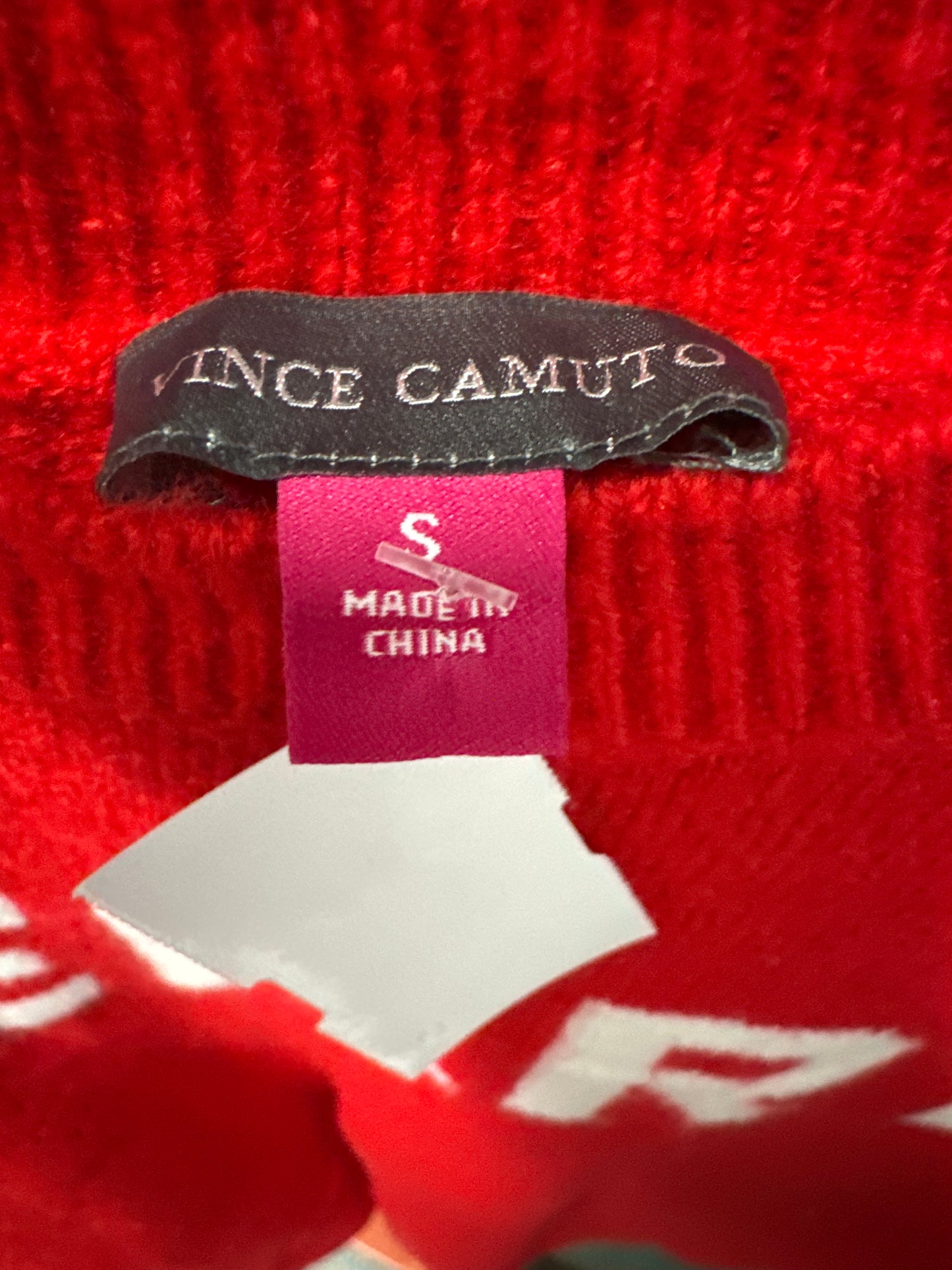 Sweater By Vince Camuto In Red, Size: S