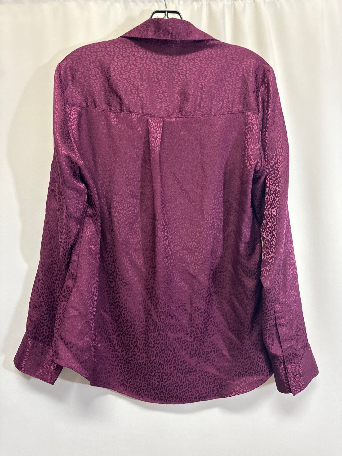 Top Long Sleeve By Express In Purple, Size: M