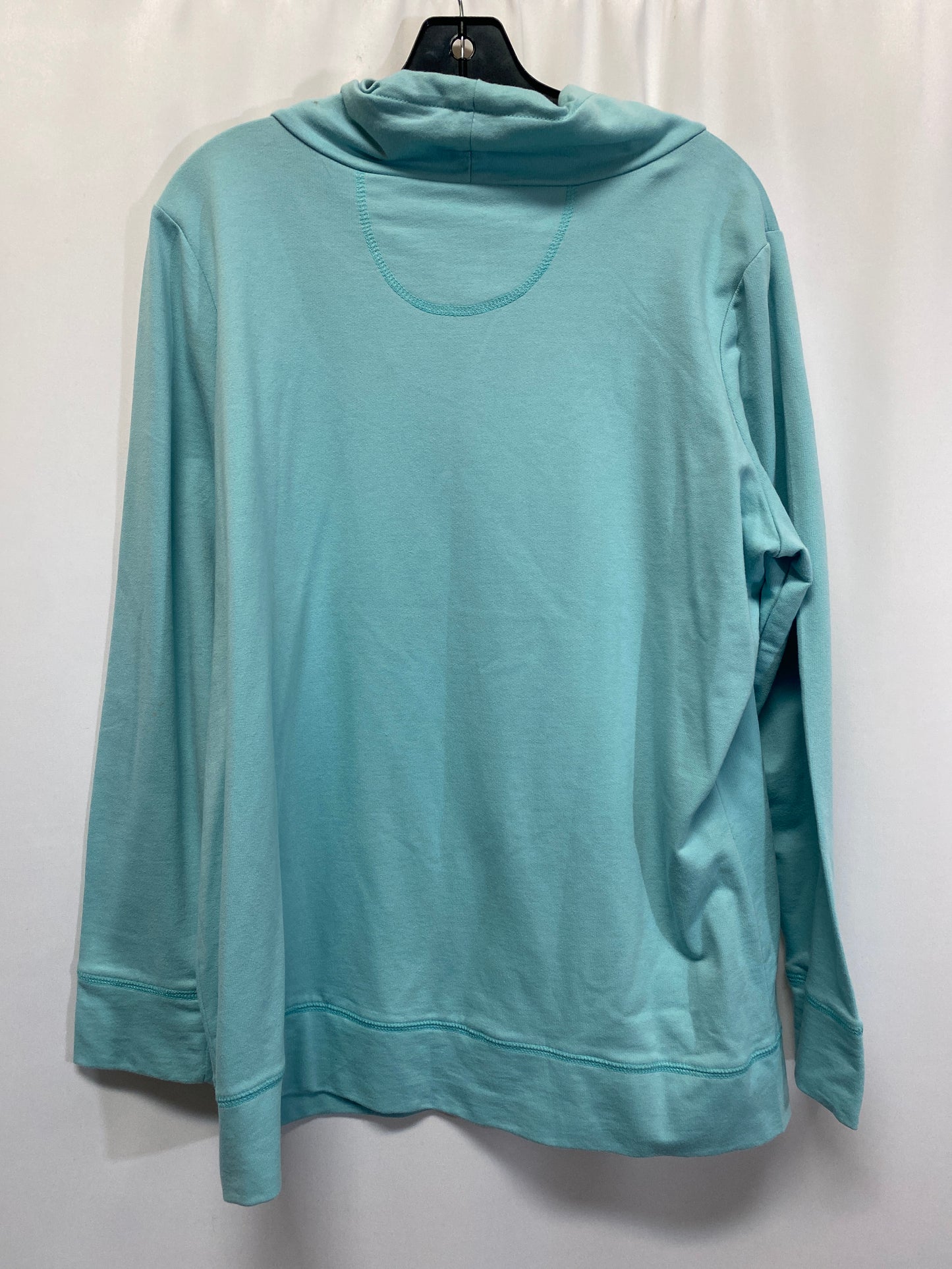 Top Long Sleeve By Real Comfort In Teal, Size: Xl