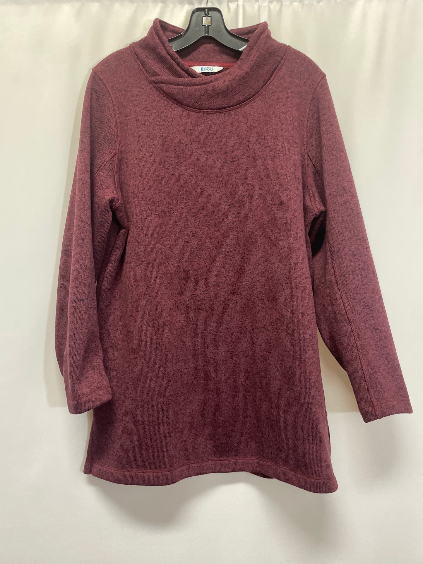 Top Long Sleeve By Lands End In Mauve, Size: Xl