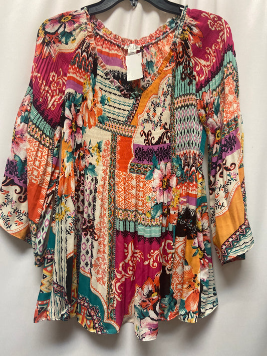 Top Long Sleeve By Spense In Multi-colored, Size: M