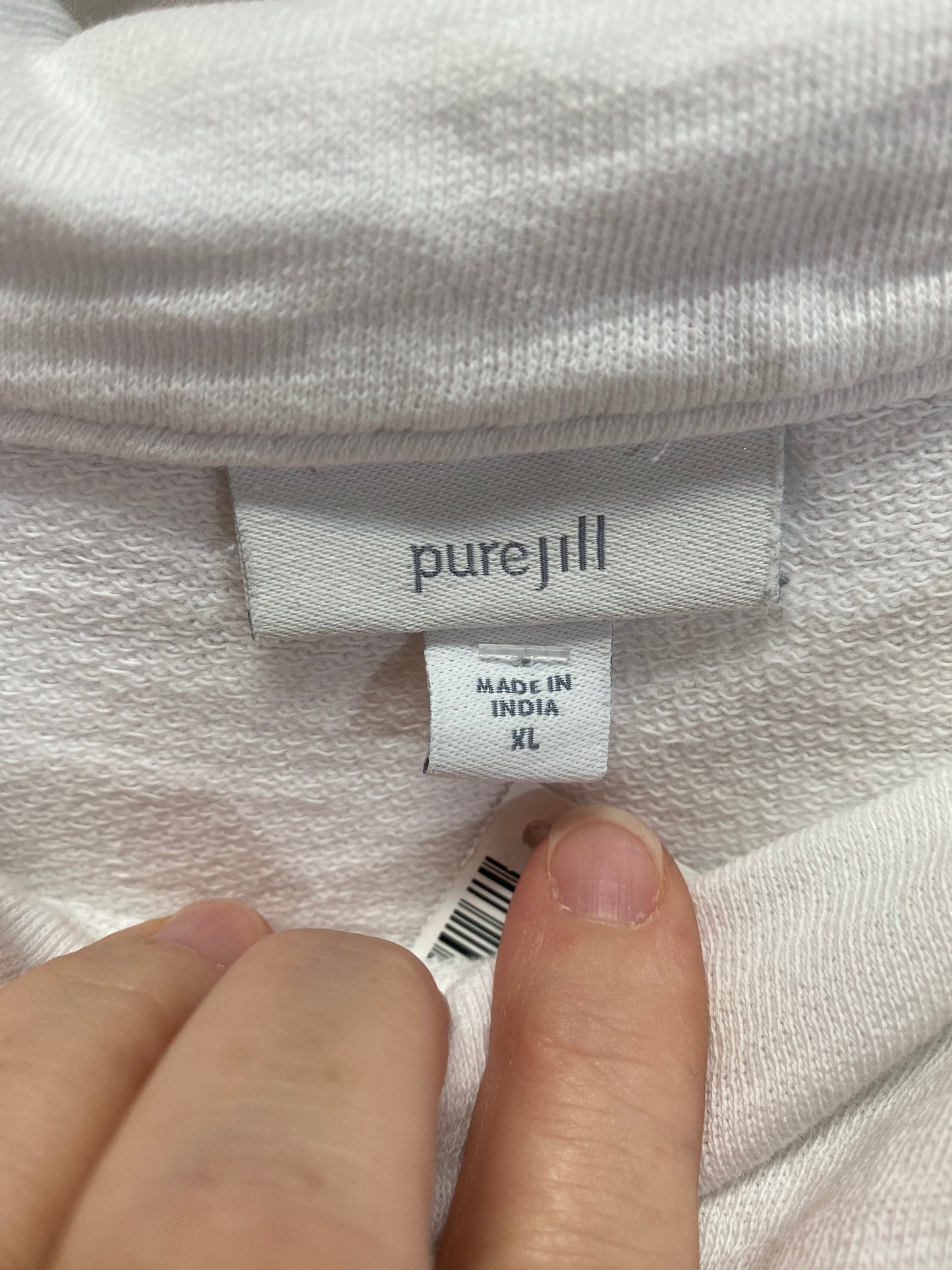 Top Long Sleeve By Pure Jill In White, Size: Xl