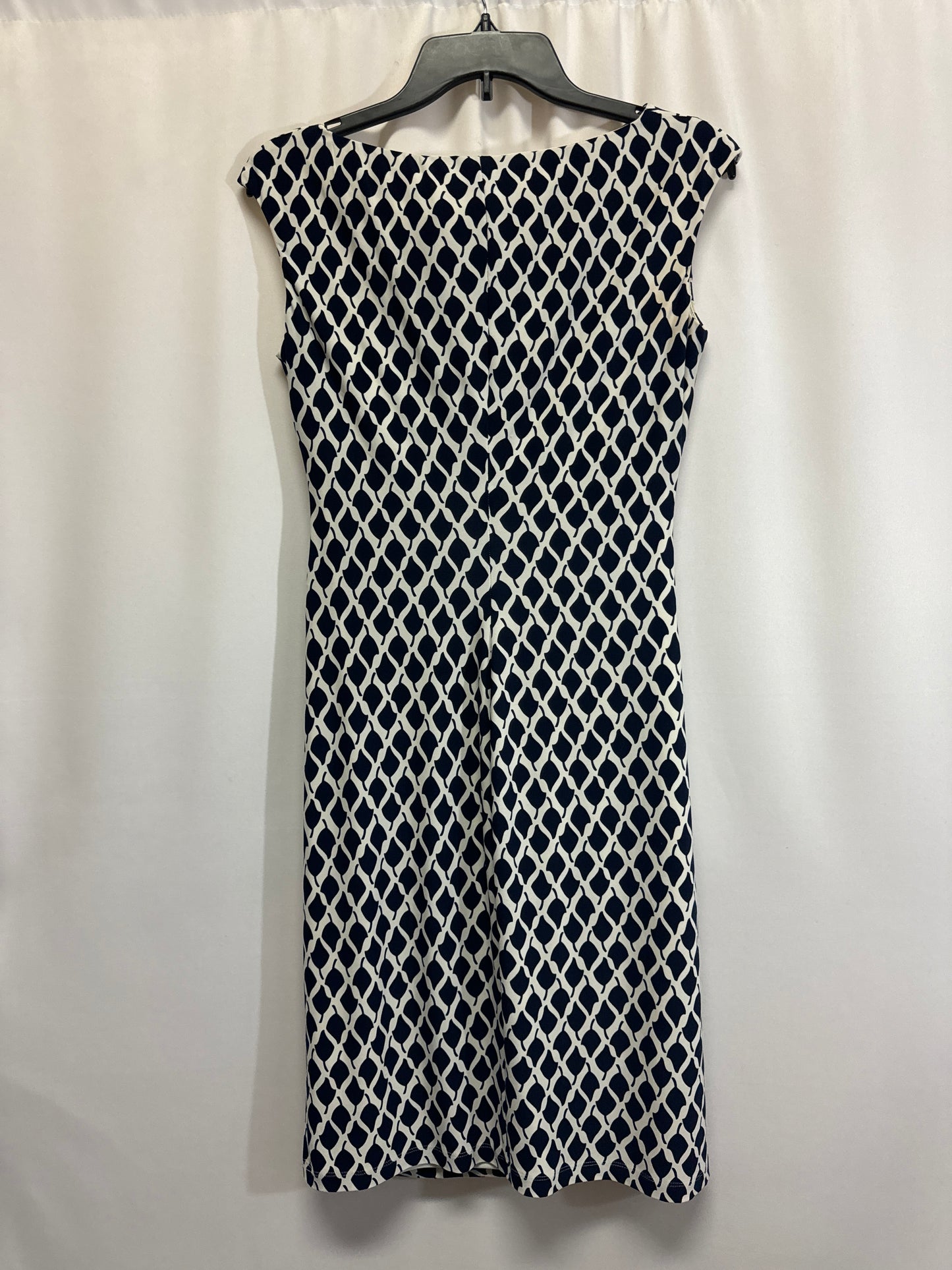 Dress Casual Midi By Ralph Lauren In Blue, Size: M