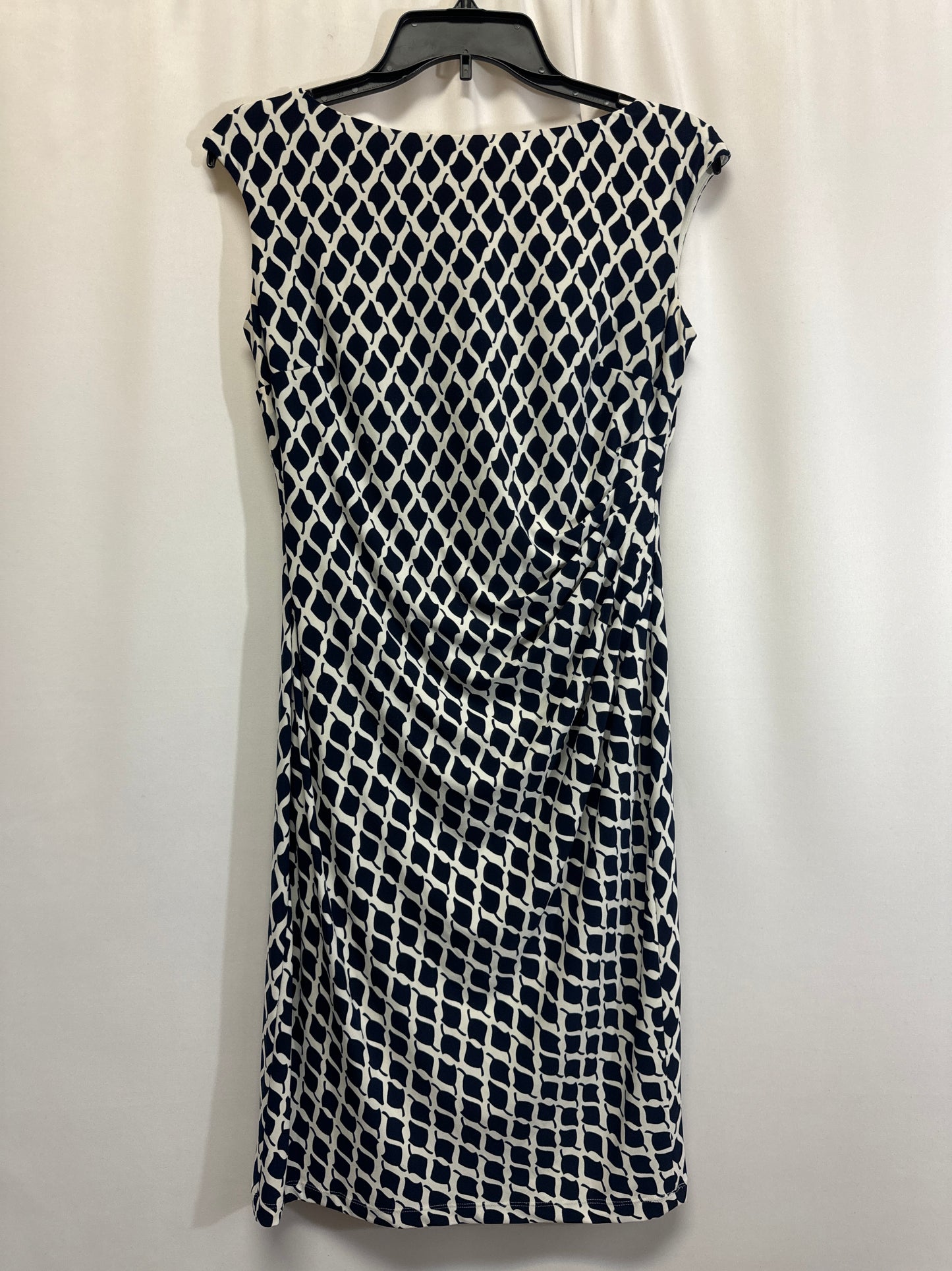 Dress Casual Midi By Ralph Lauren In Blue, Size: M