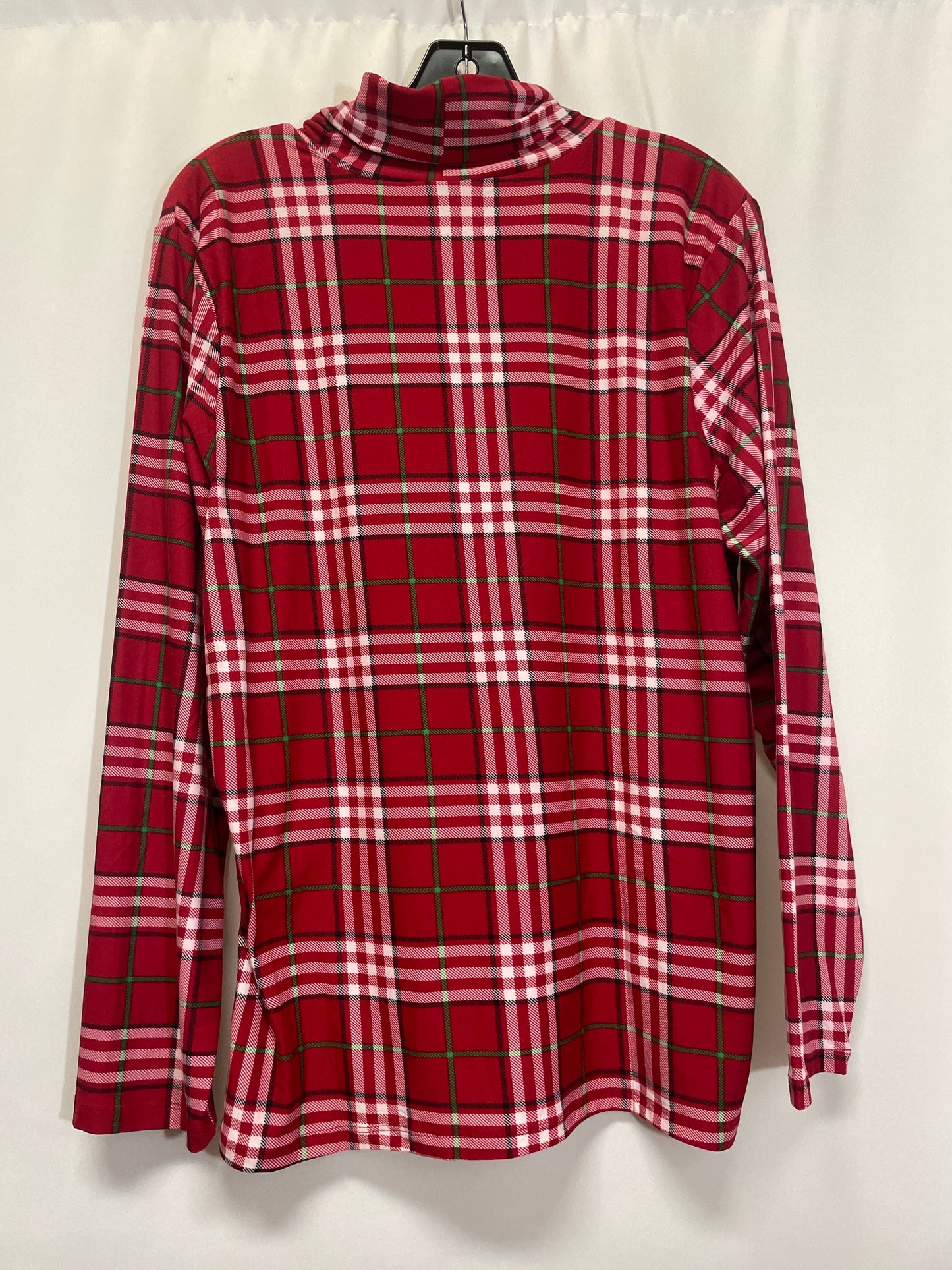 Top Long Sleeve By Clothes Mentor In Red, Size: Xl