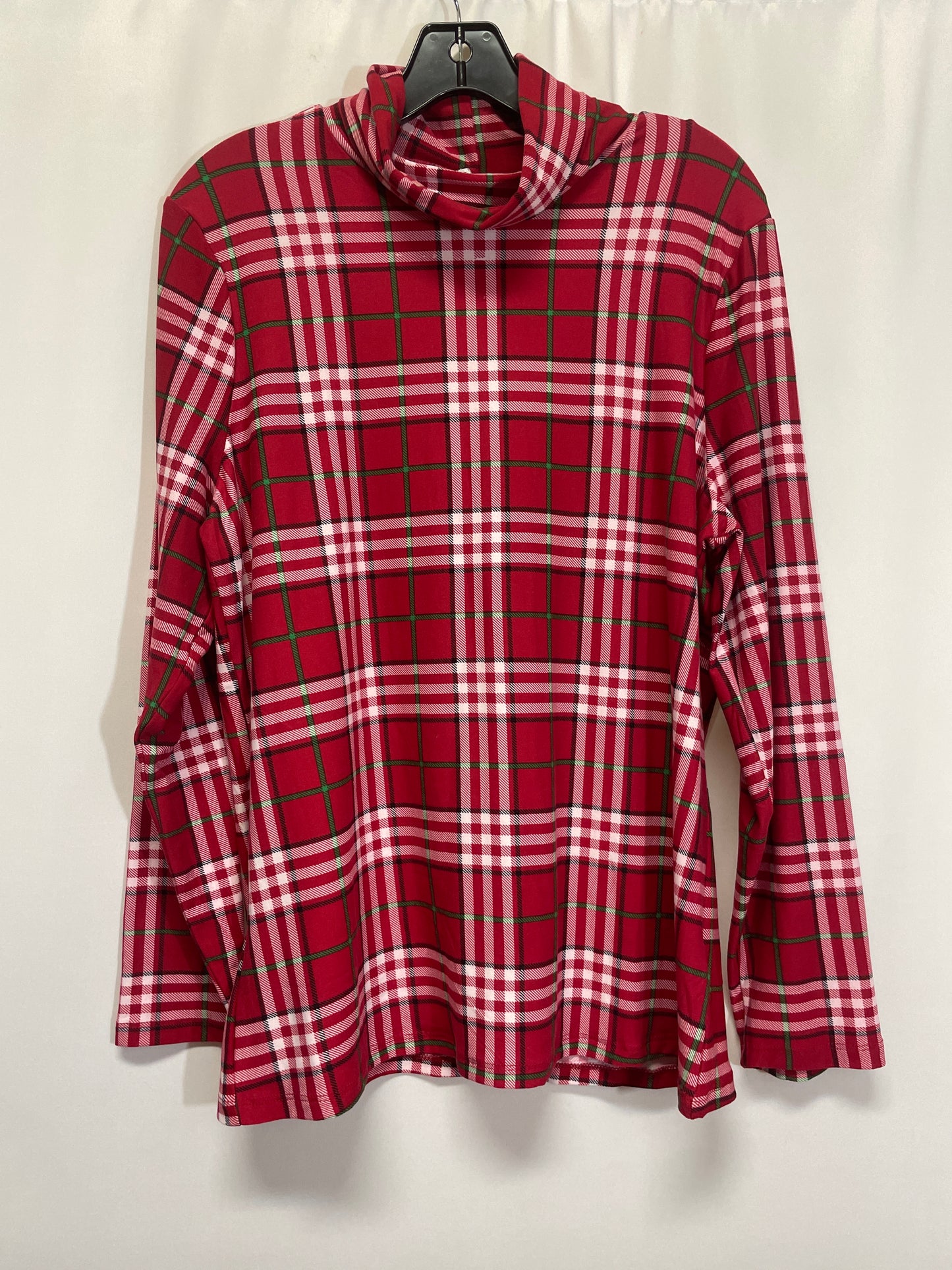 Top Long Sleeve By Clothes Mentor In Red, Size: Xl