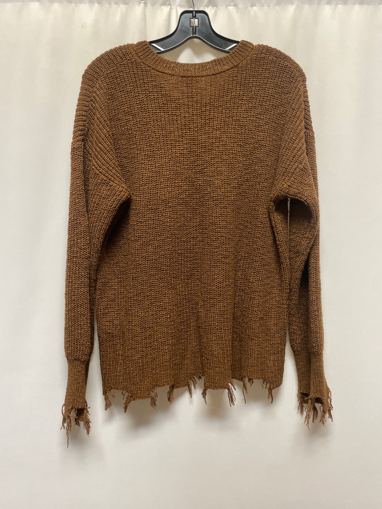 Sweater By Cato In Brown, Size: L