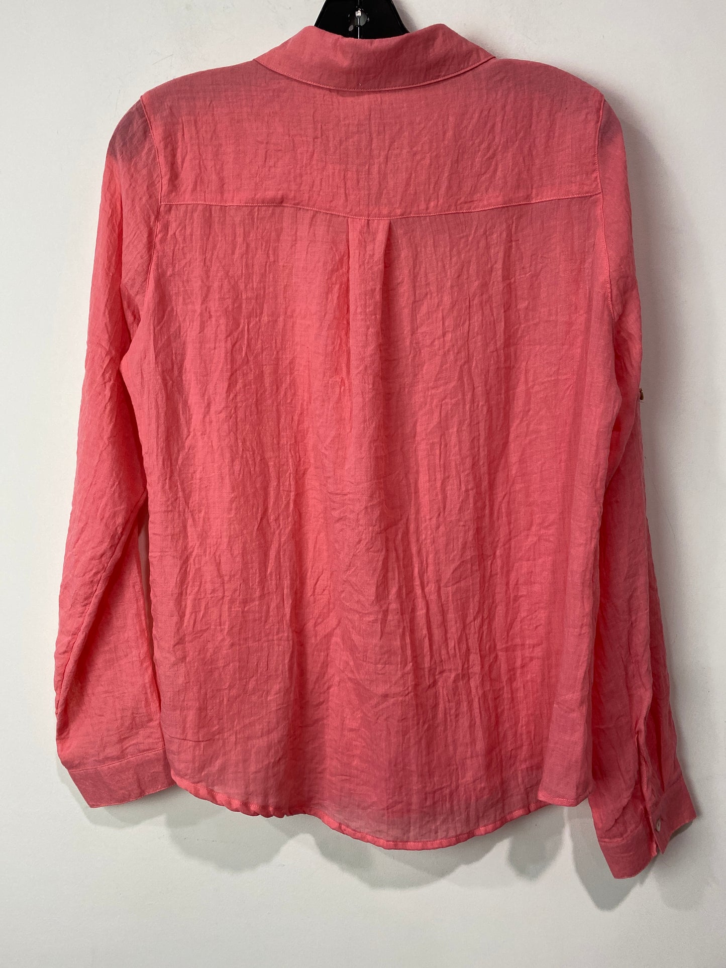 Top Long Sleeve By Clothes Mentor In Pink, Size: M