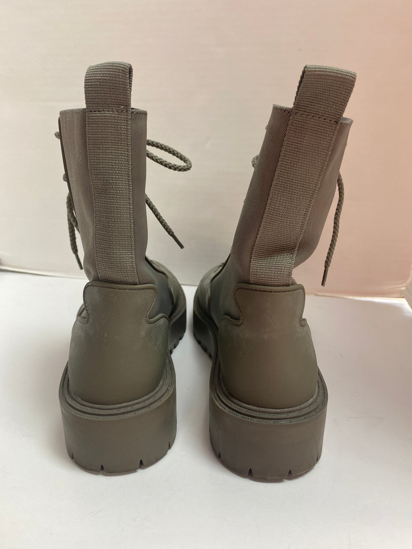 Boots Combat By Zara In Green, Size: 10.5