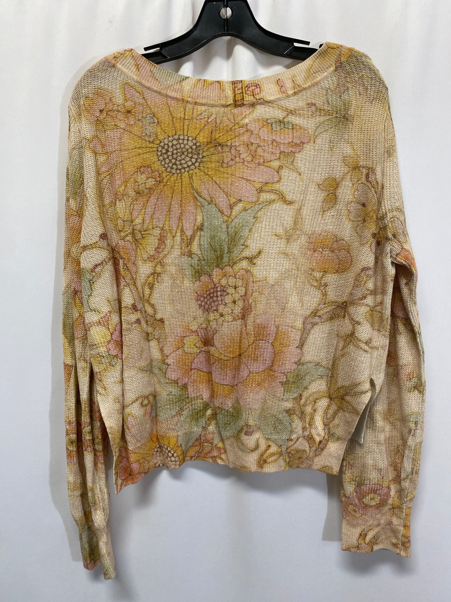 Sweater By Anthropologie In Yellow, Size: S