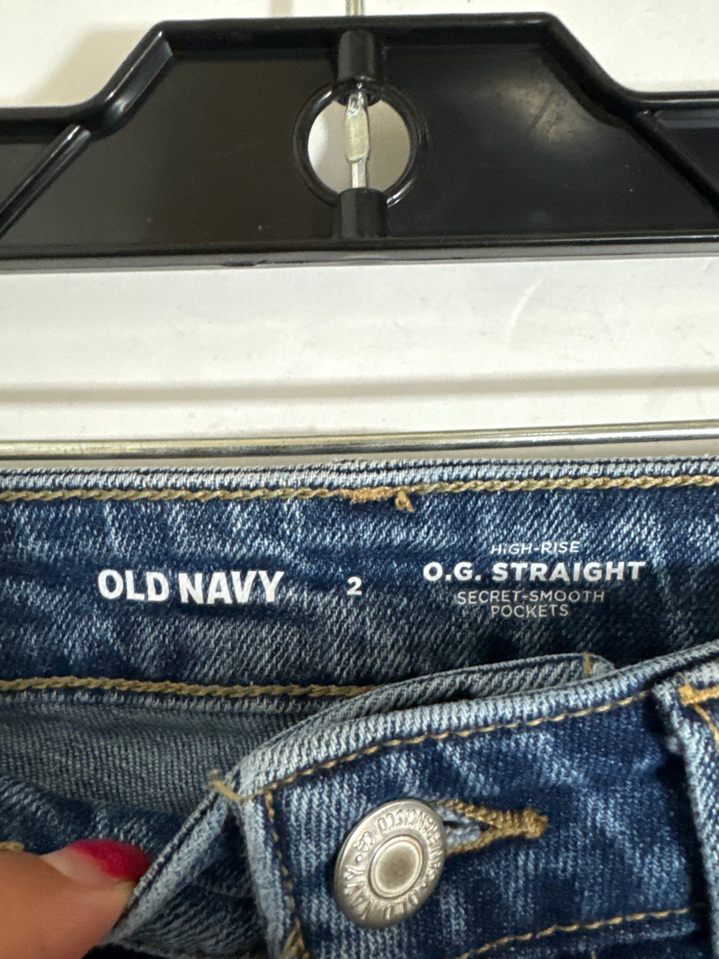 Jeans Skinny By Old Navy In Blue Denim, Size: 2