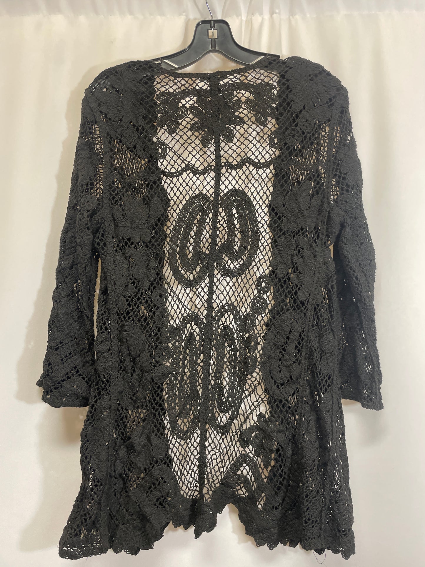 Cardigan By Nina Leonard In Black, Size: L